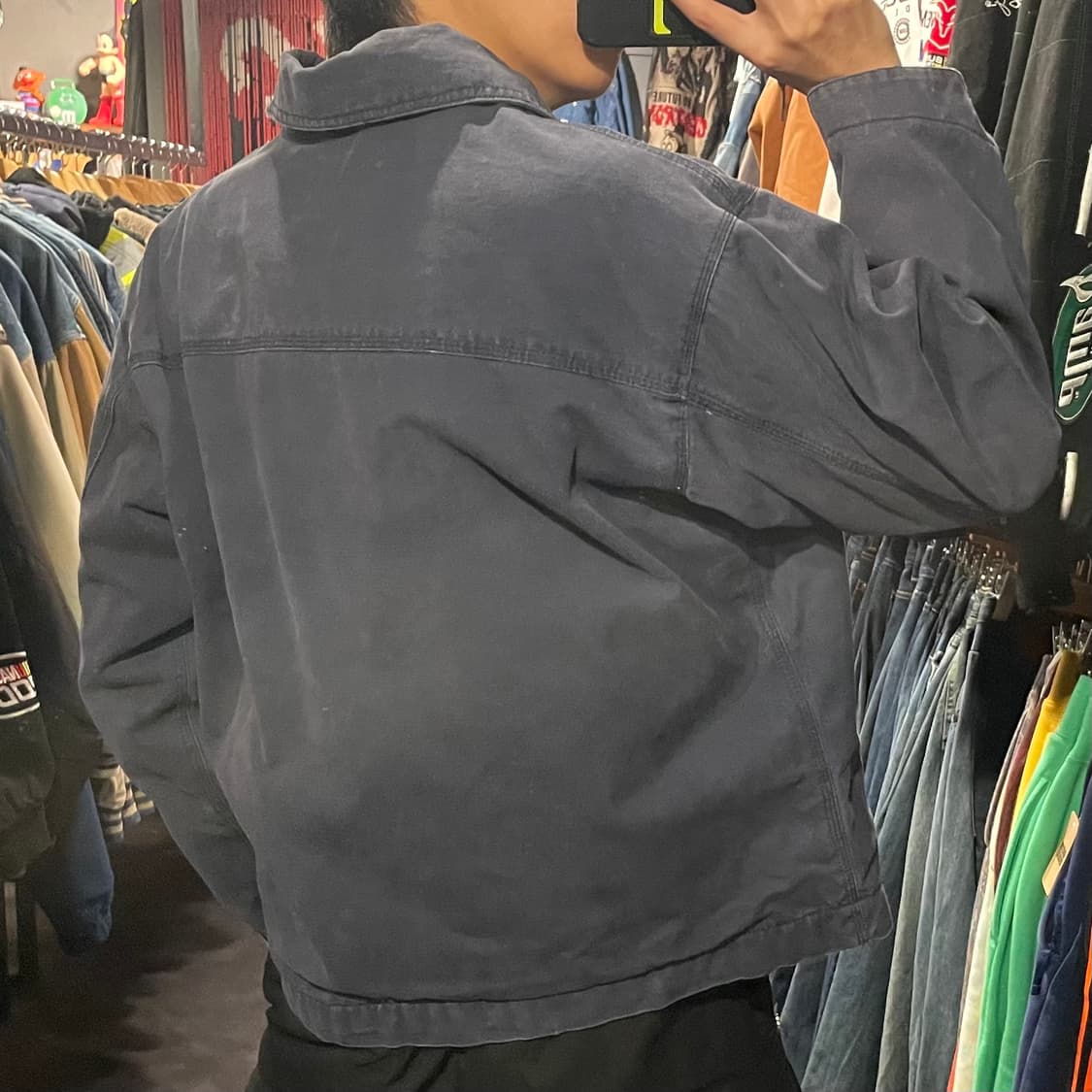 [IM] VTG 빈티지 네이비 카라 워크자켓 상품이미지7