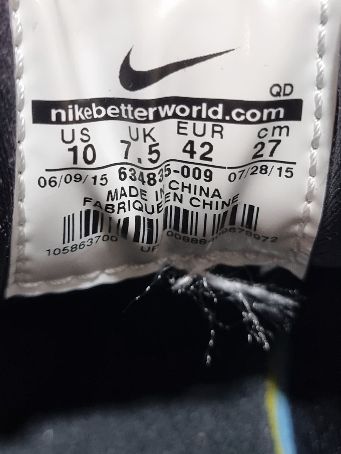 나이키 에어 허라취 트리플블랙 (C872 상품이미지6