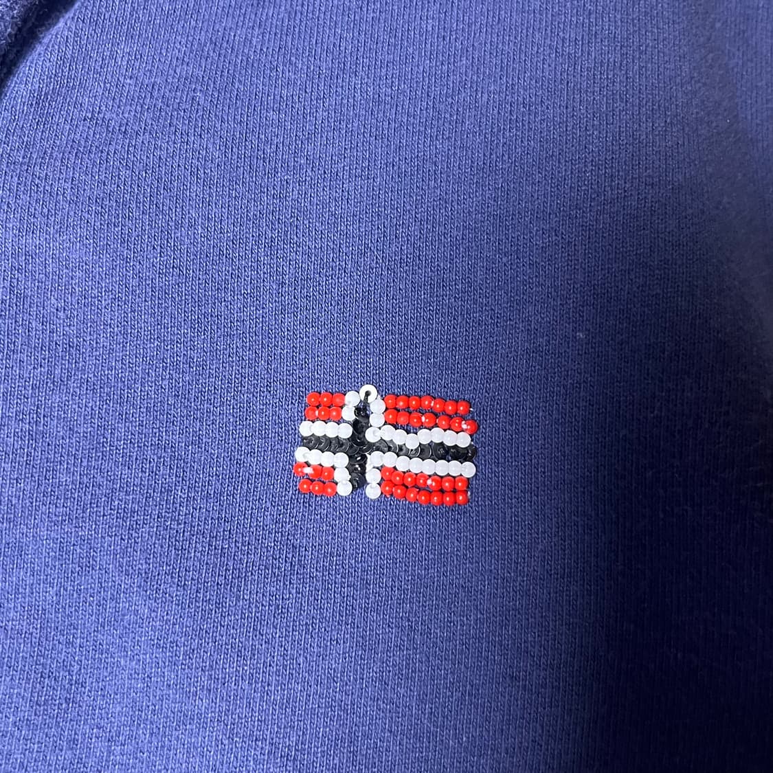 [NAPAPIJRI] 나파피리 플래그로고 비즈디테일 집업 상품이미지4