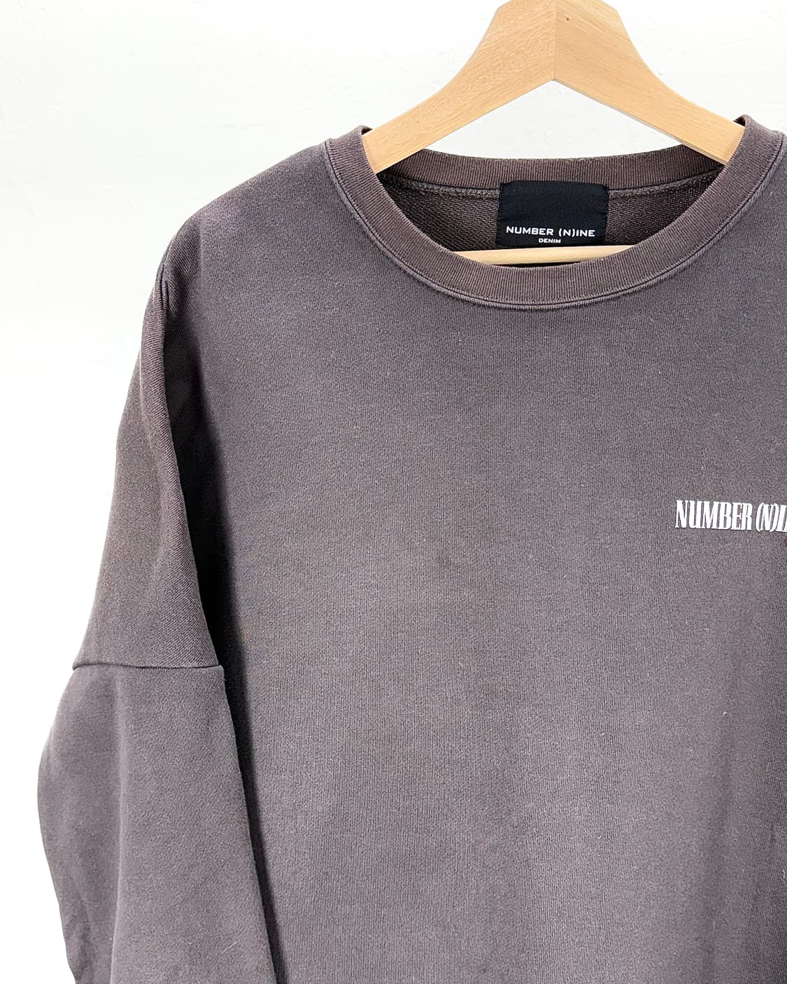 넘버나인 모키 실링 오버복스 크루넥 스웨트 셔츠 상품이미지2