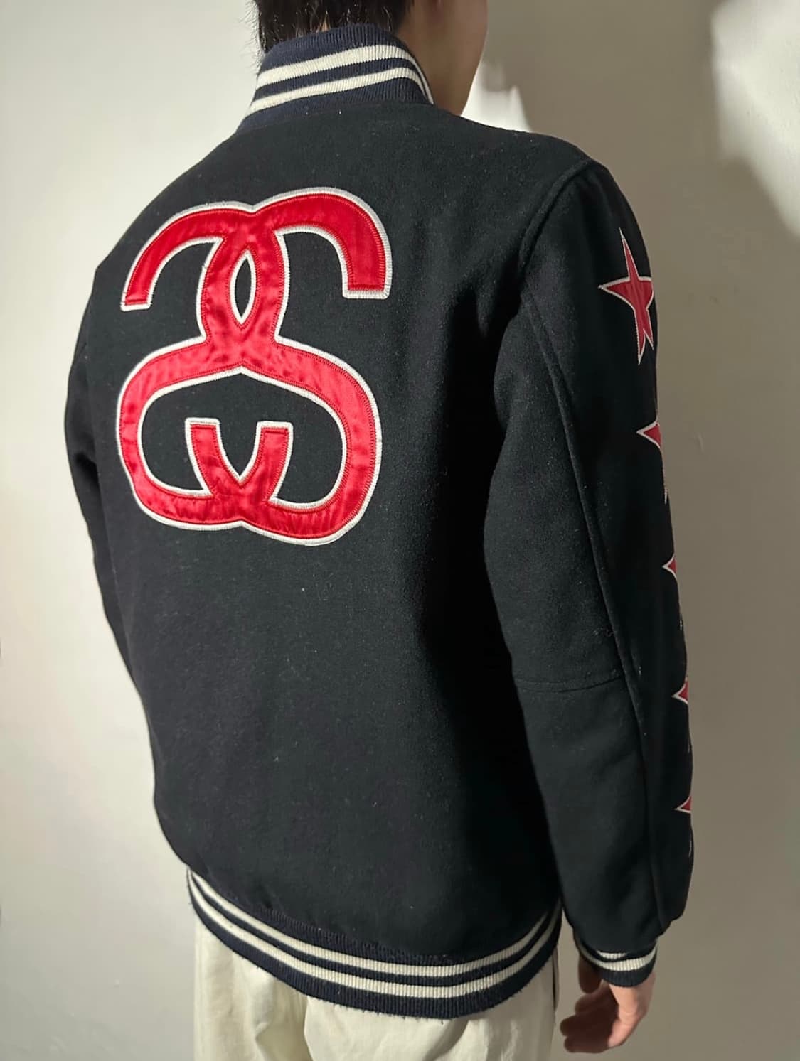 스투시 라이온 바시티 자켓 상품이미지4