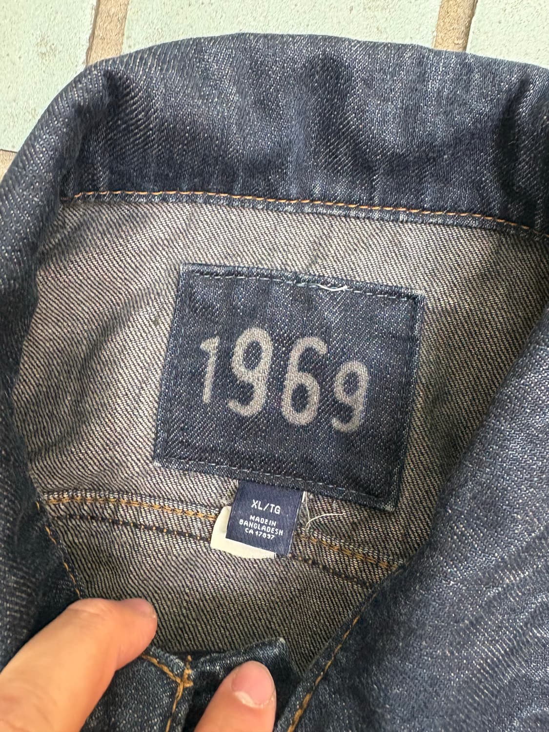 00s GAP 데님 자켓 XL 상품이미지3