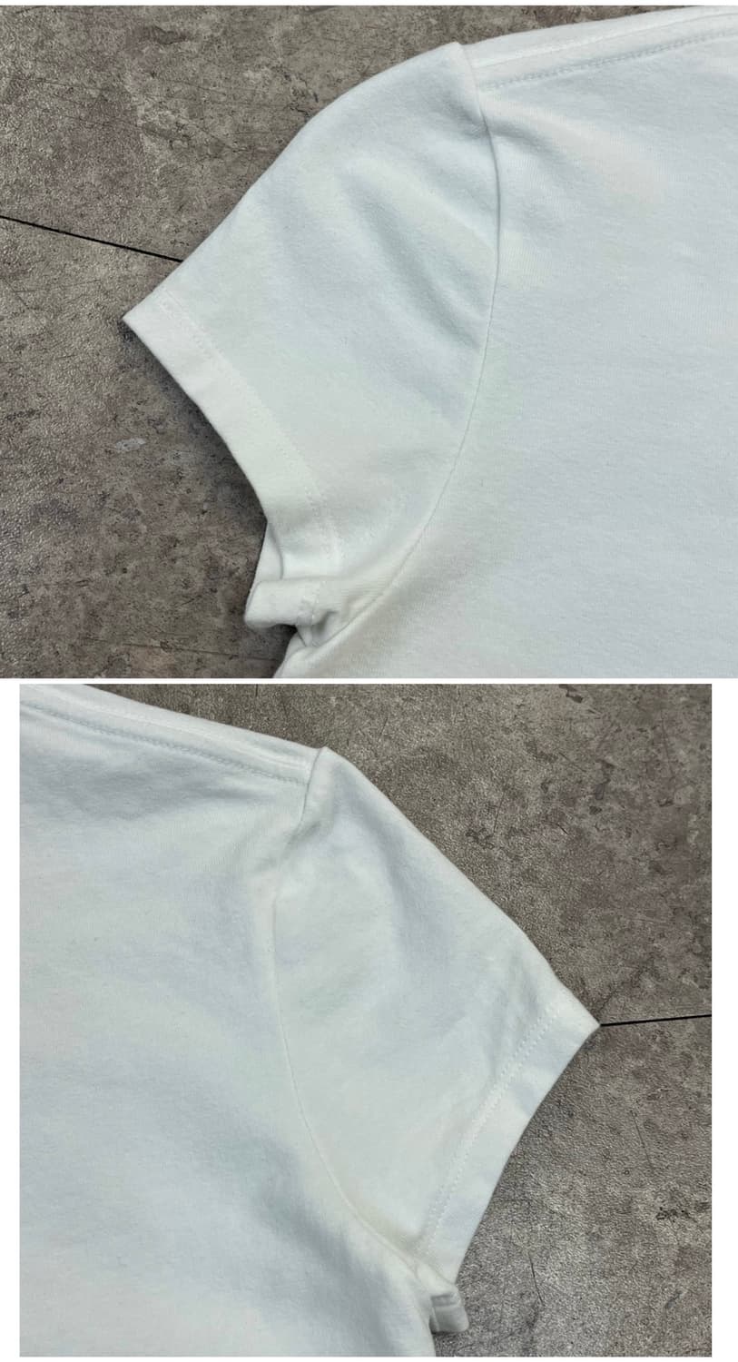 마르디 메르크디 크롭 반팔티 화이트 #csz4072 상품이미지8