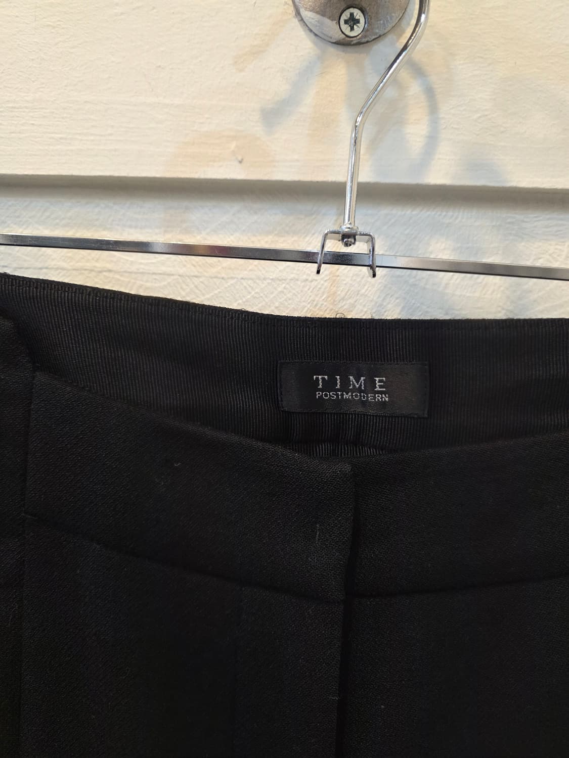 TIME  블랙 모 정장 바지 상품이미지1