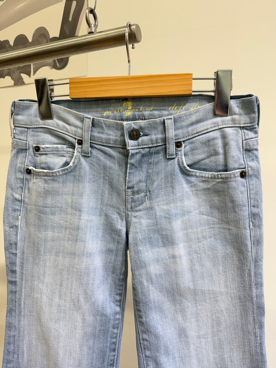 7 FOR ALL MANKIND (Made in USA)데님 카프리팬츠 상품이미지2