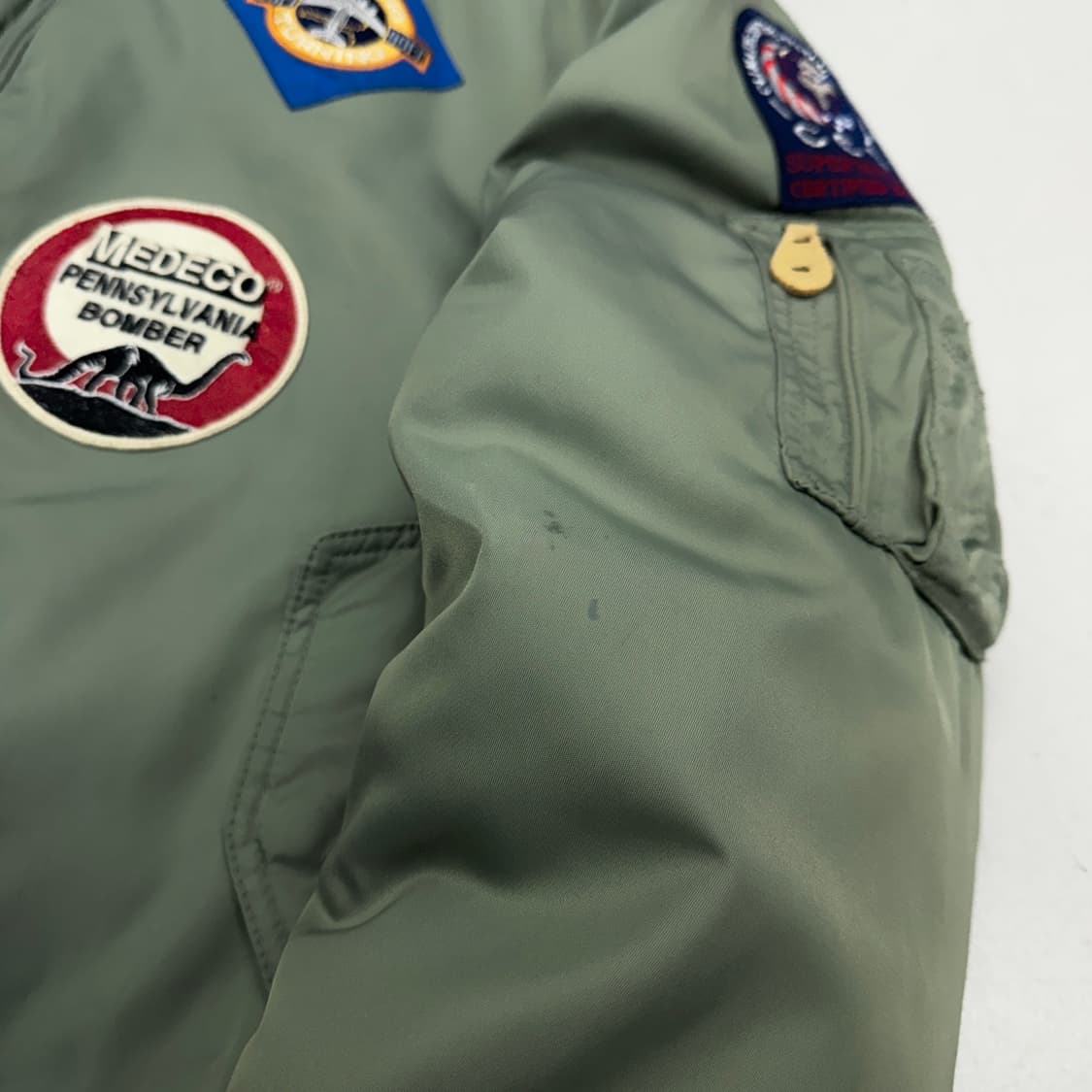 메데코 MA-1 밀리터리 플라이트 패치워크 봄버 항공자켓 상품이미지7