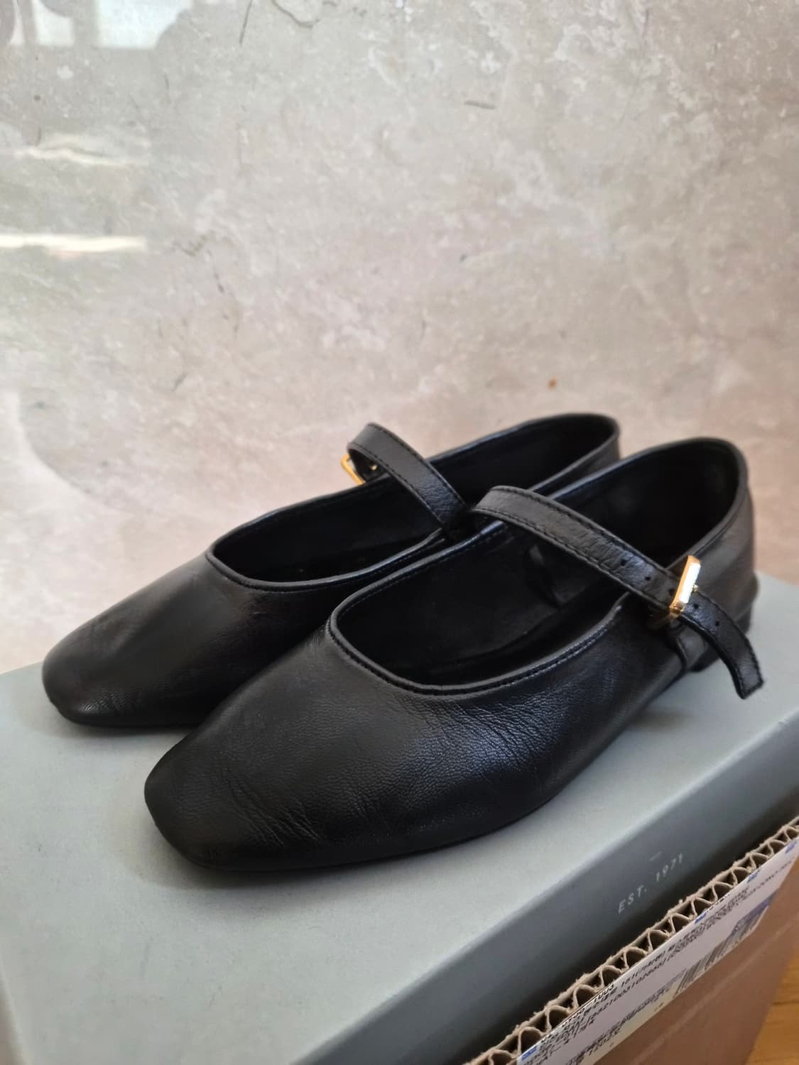 자라 더로우 발레리나 플랫슈즈 230 상품이미지3