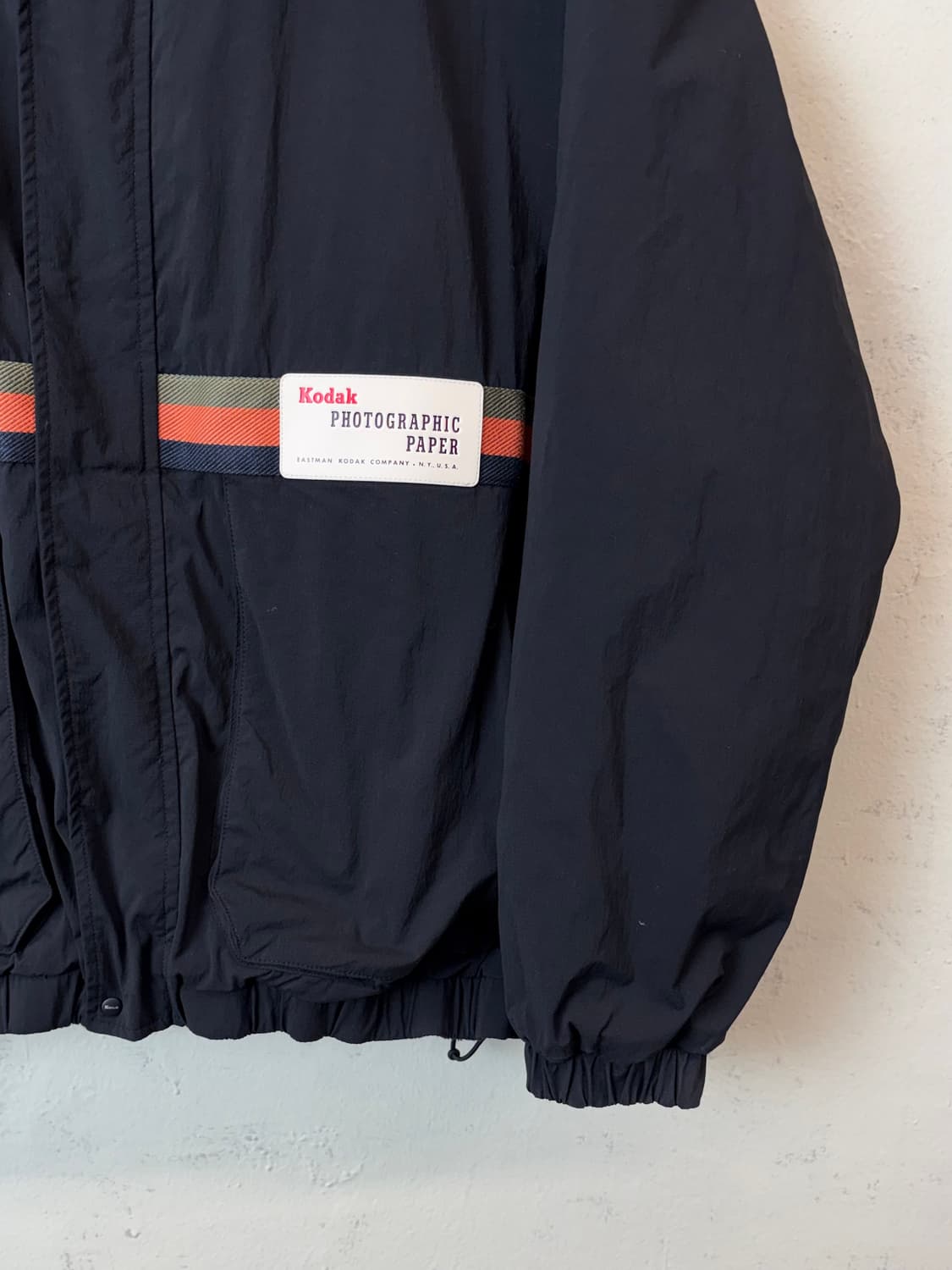 코닥 코다컬러 리버시블 플리스 빅로고 자켓 블랙 상품이미지5
