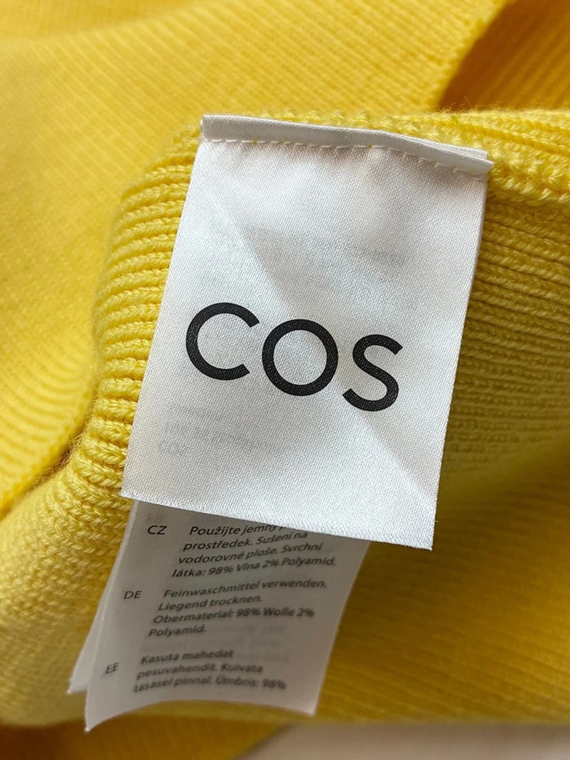 코스 COS 스퀘어넥 울 골지 니트 PN5162 상품이미지8