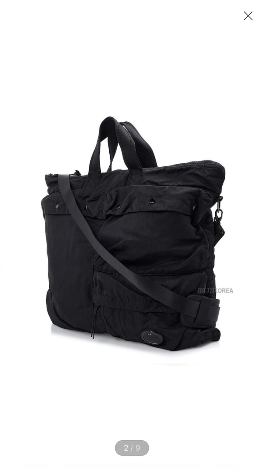 CP컴퍼니 FW25 남성 나일론 숄더백 블랙 상품이미지2