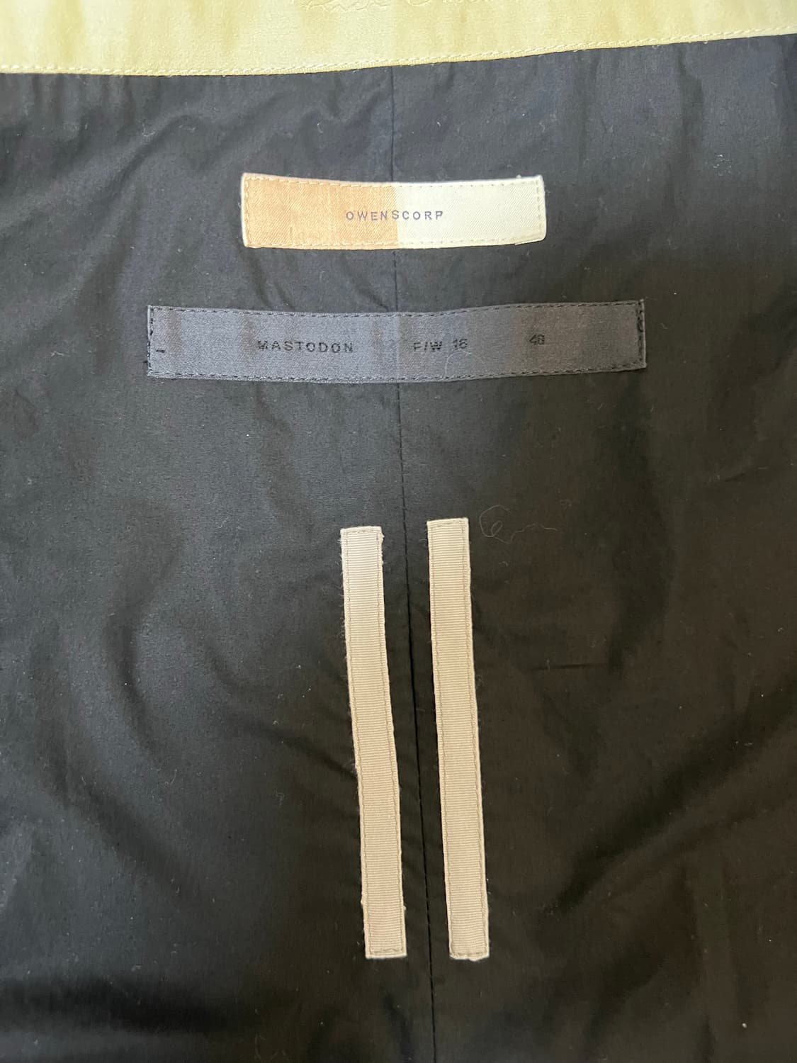 [48]릭오웬스 공유 오피서 코트 상품이미지3