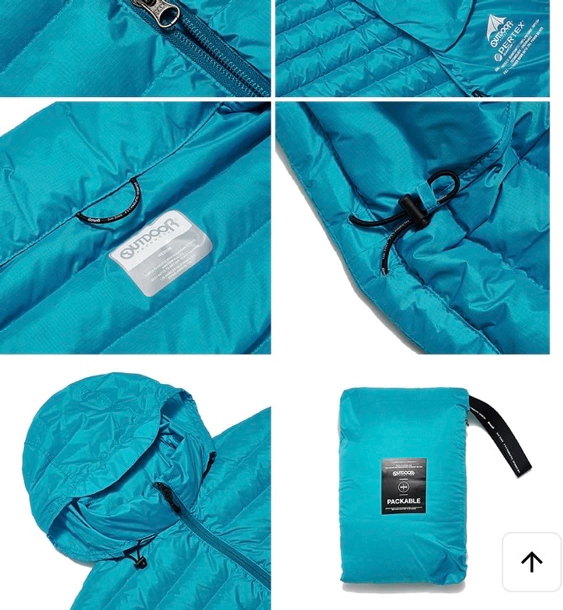 아웃도어프로덕트 퍼텍스 라이트다운 경량패딩 상품이미지10