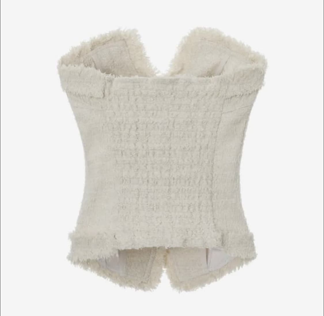 카키포인트 트위드 톱  상품이미지3