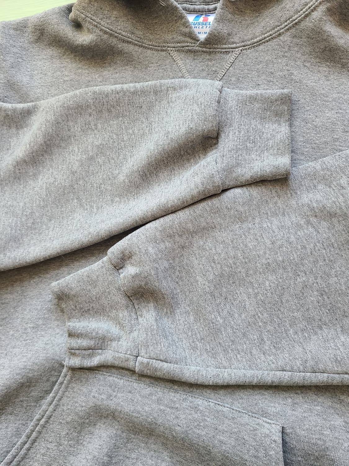[M] 러셀 애슬래틱 그레이 후드티 판매 상품이미지2