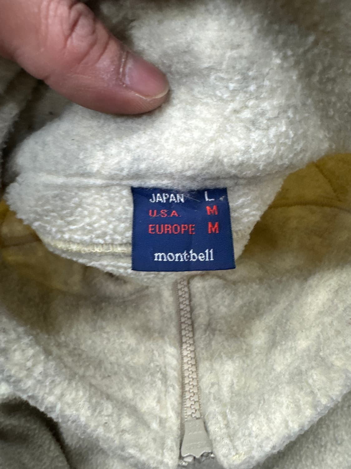 몽벨 플리스 반집업 L 상품이미지7
