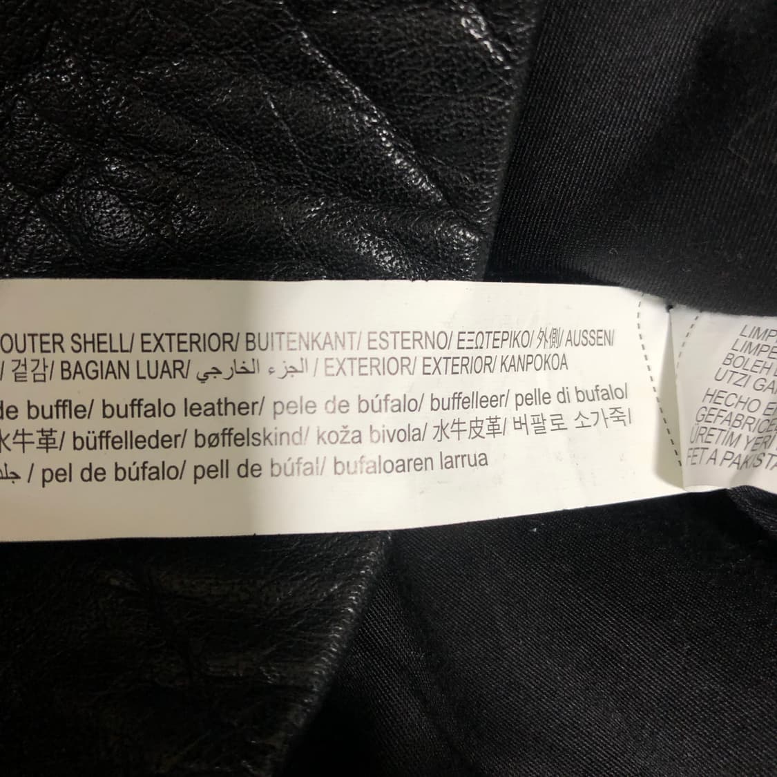 자라 버팔로 소가죽 라이더 자켓 L 상품이미지8