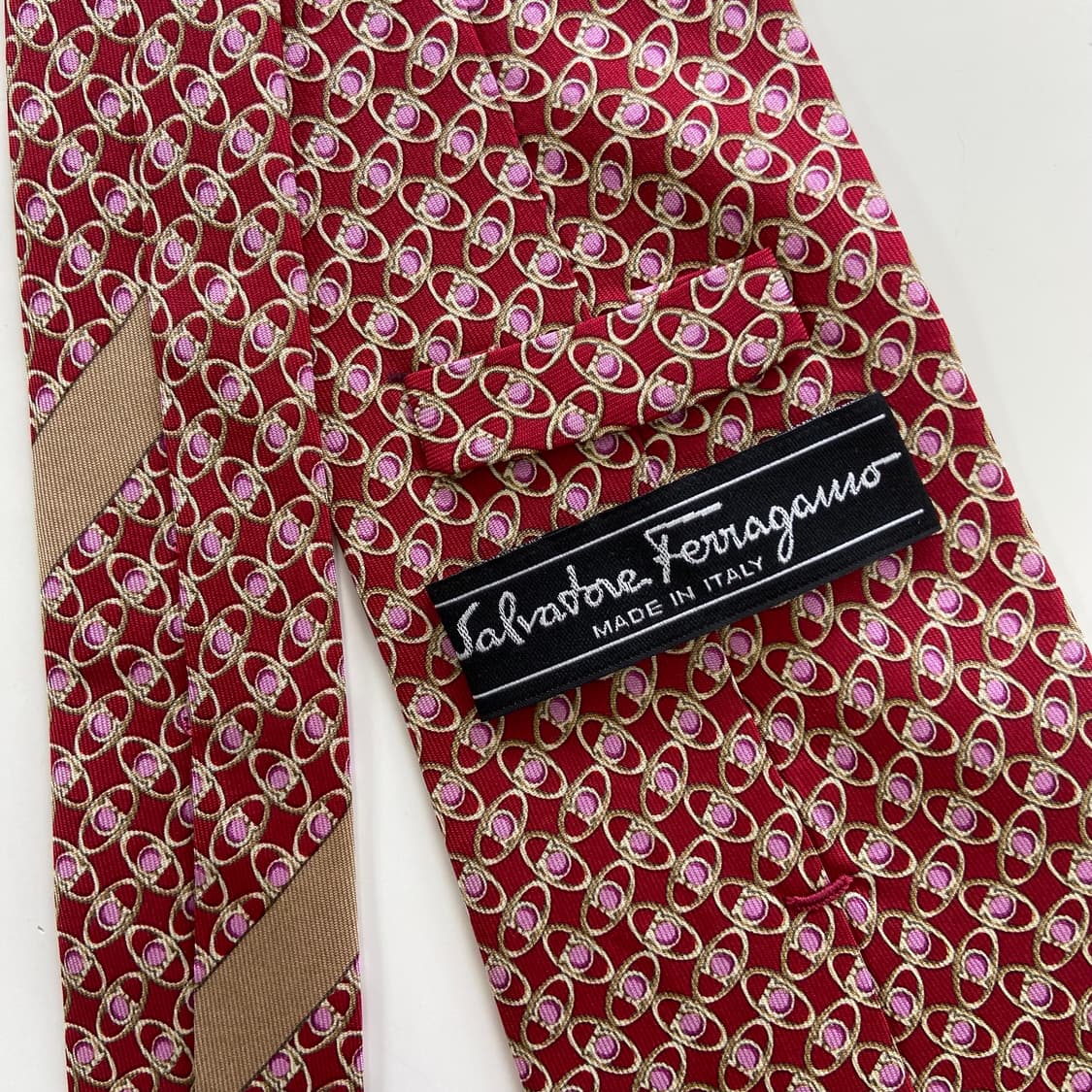 페레가모(Ferragamo) 모노그램 명품 정품  넥타이 상품이미지7