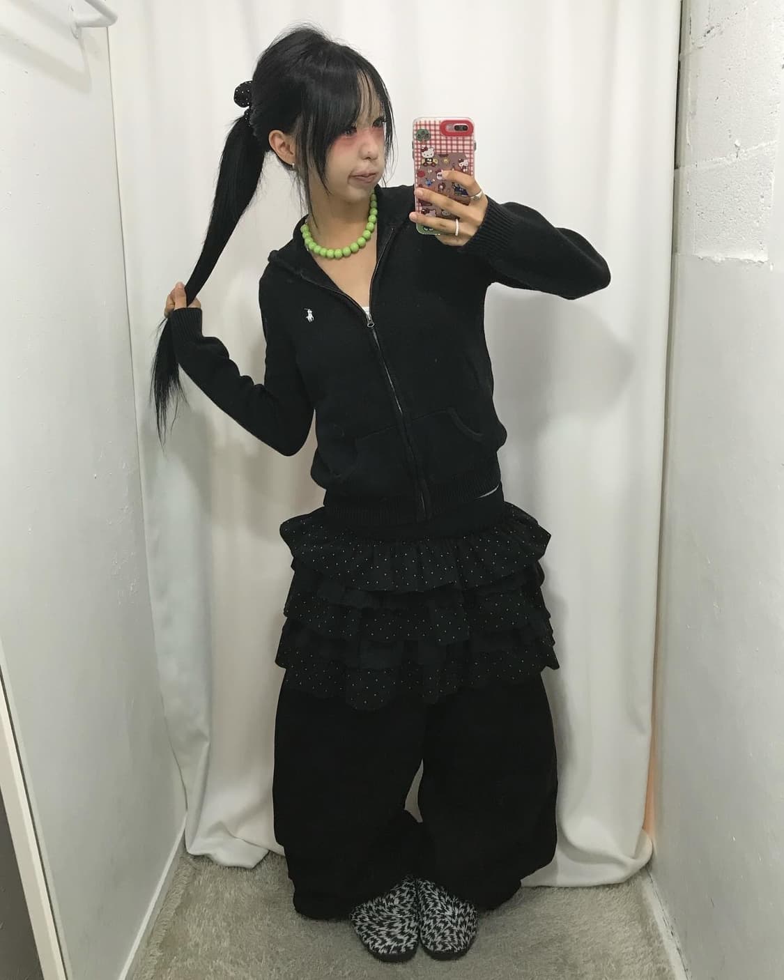 Polo Black Hood Zip-Up 상품이미지3