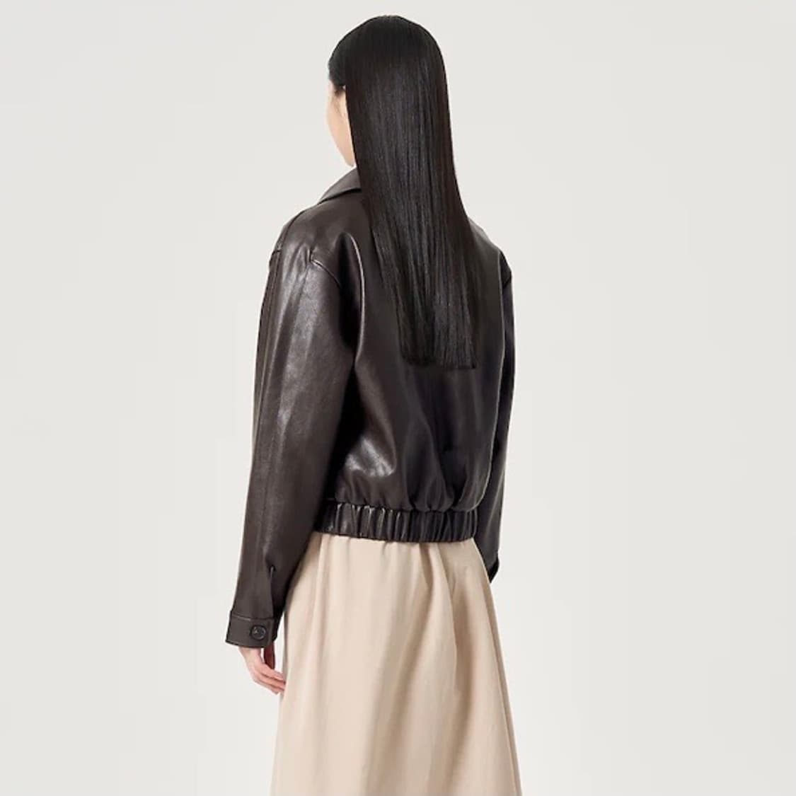 8seconds 에잇세컨즈 가죽 자켓 S 브라운 상품이미지6