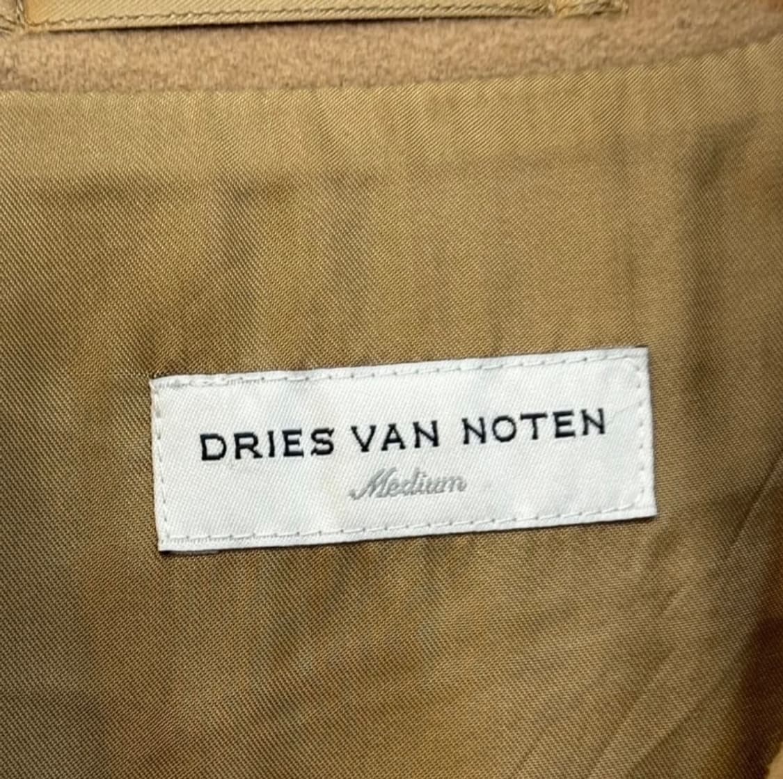 95] 드리스 반 노튼 트리밍 울 100% 더블 숏 코트 M 상품이미지3