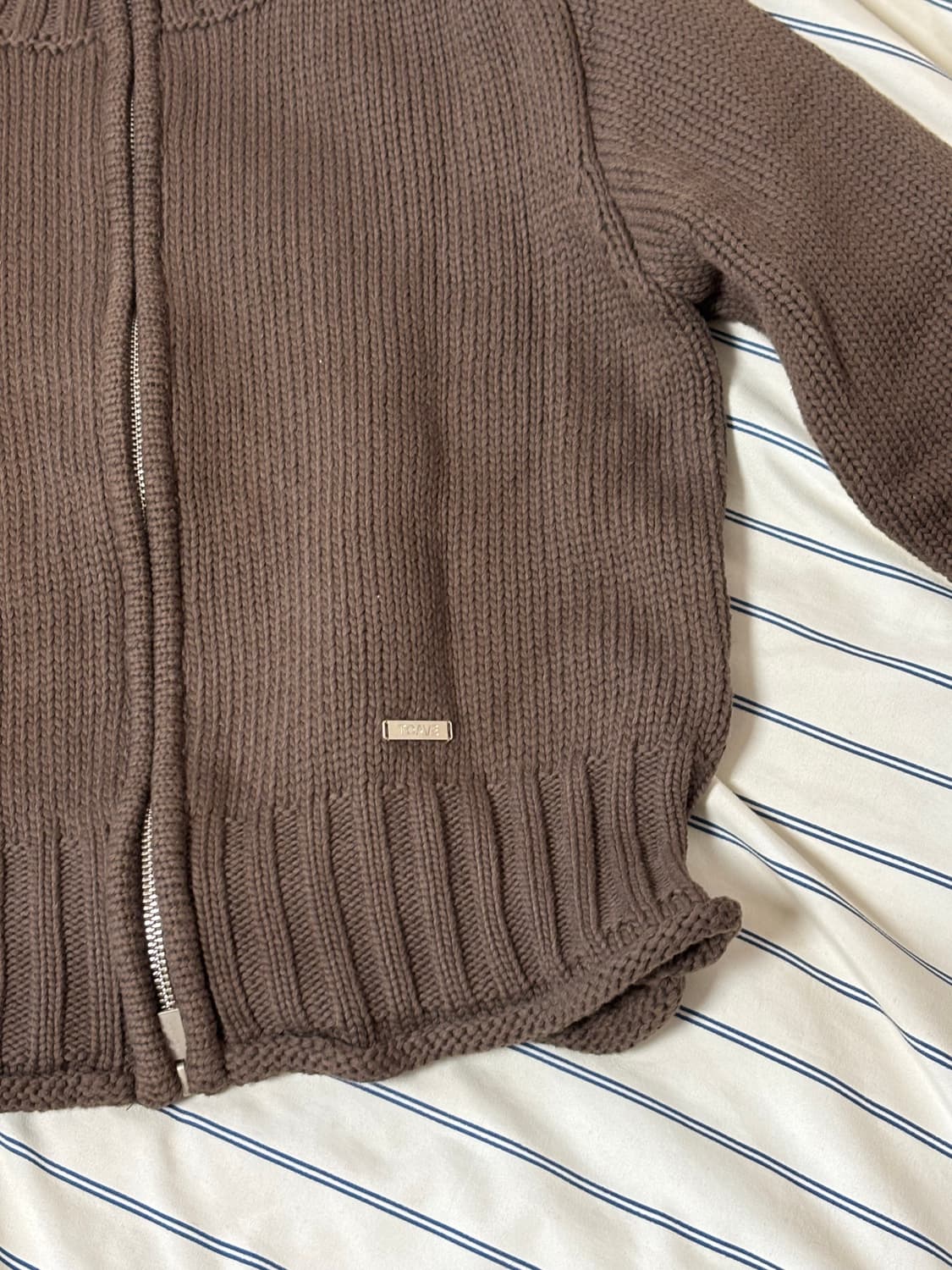 TOAVE Single Yarn Cotton Knit zip-up 상품이미지7