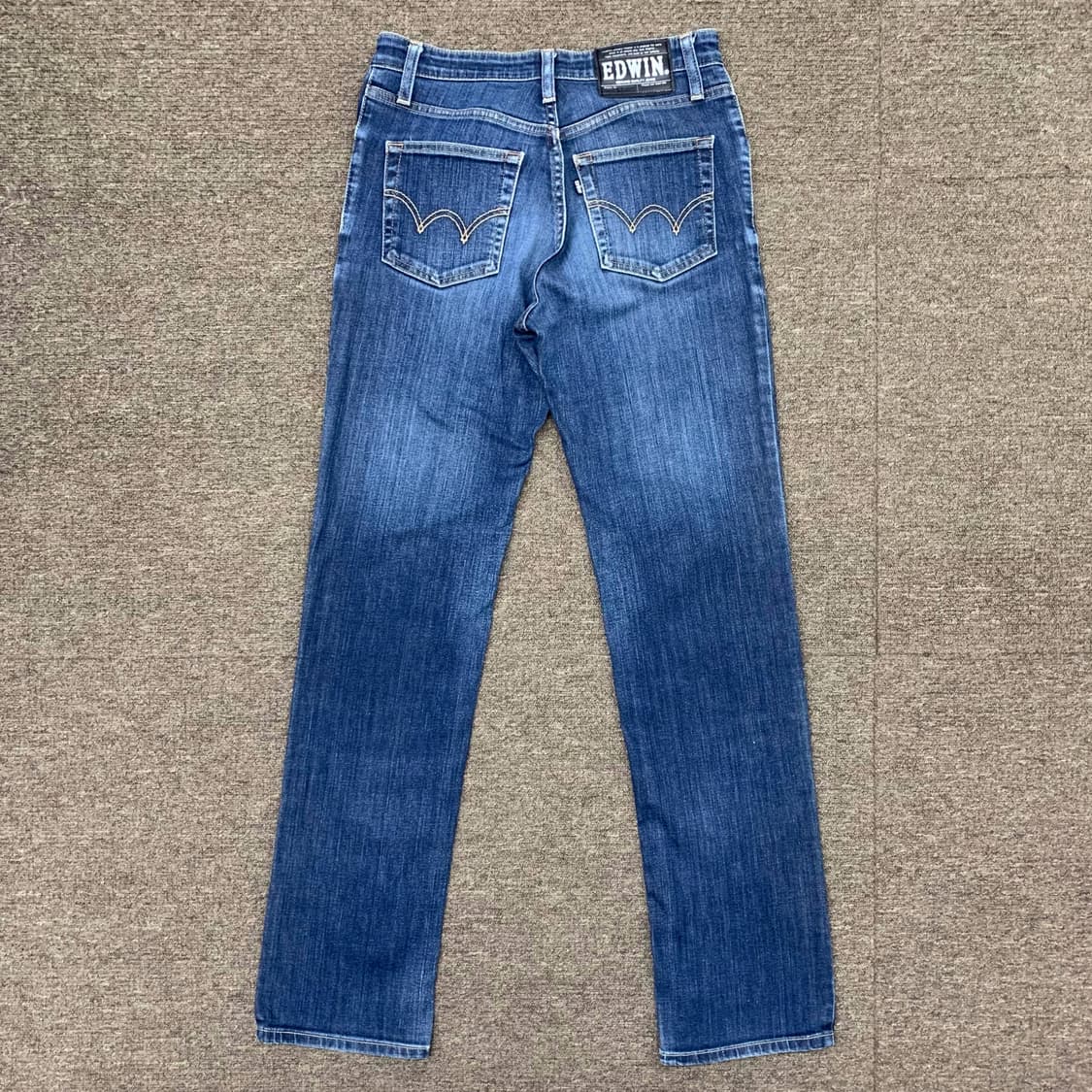 [26] 에드윈 썸씽 하이웨스트 스트레이트핏 데님팬츠 상품이미지2