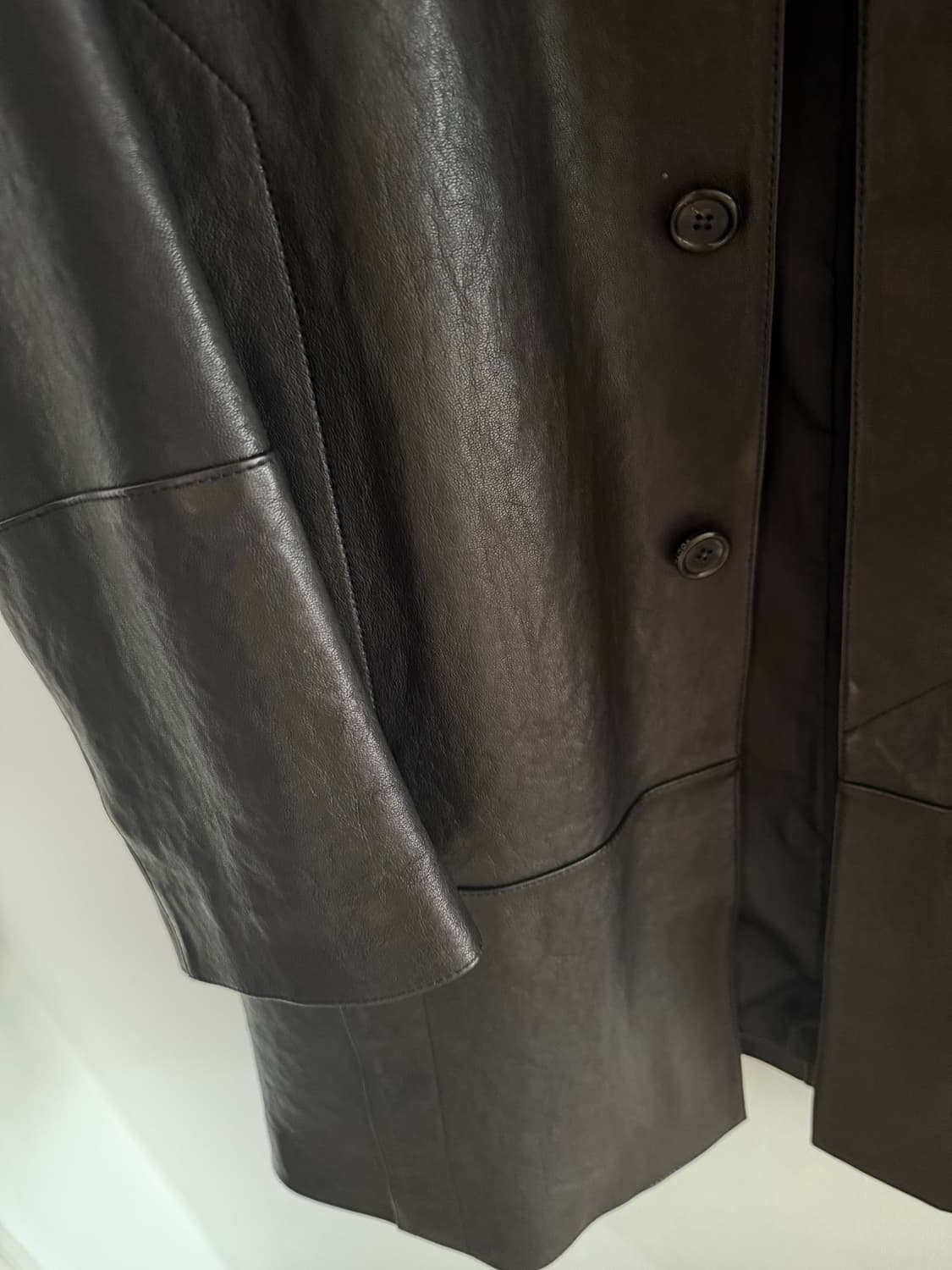 유스 25fw 레더 카코트 상품이미지6