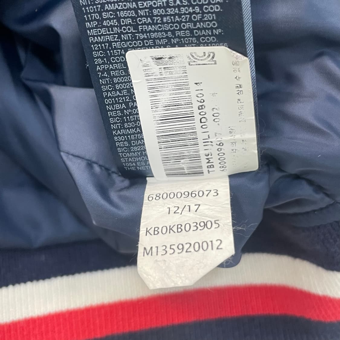 164 타미힐피거 퀄팅 집업 자켓 0303S1 상품이미지5