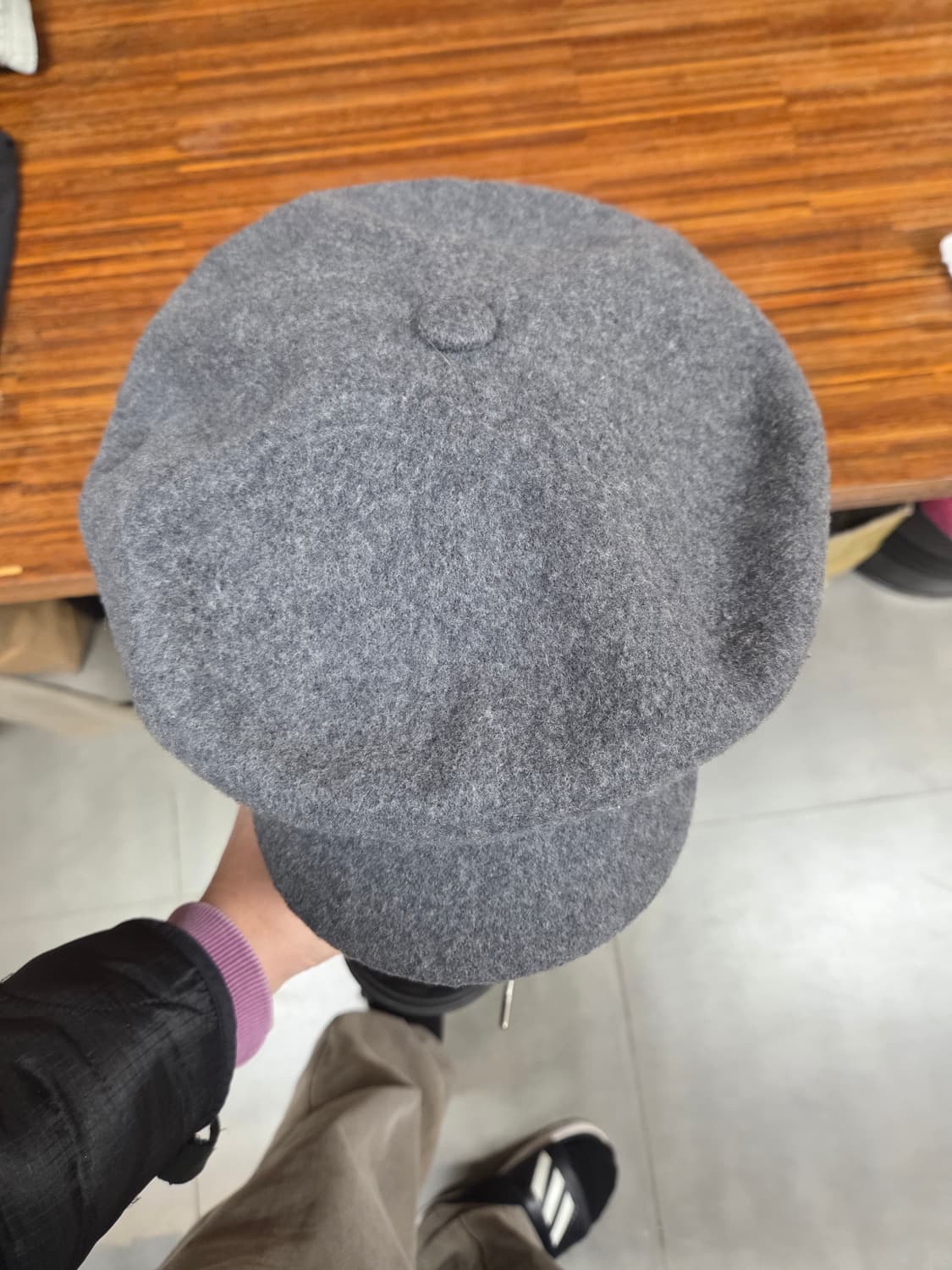 캉골 울 스핏파이어 모자 그레이 L 상품이미지1