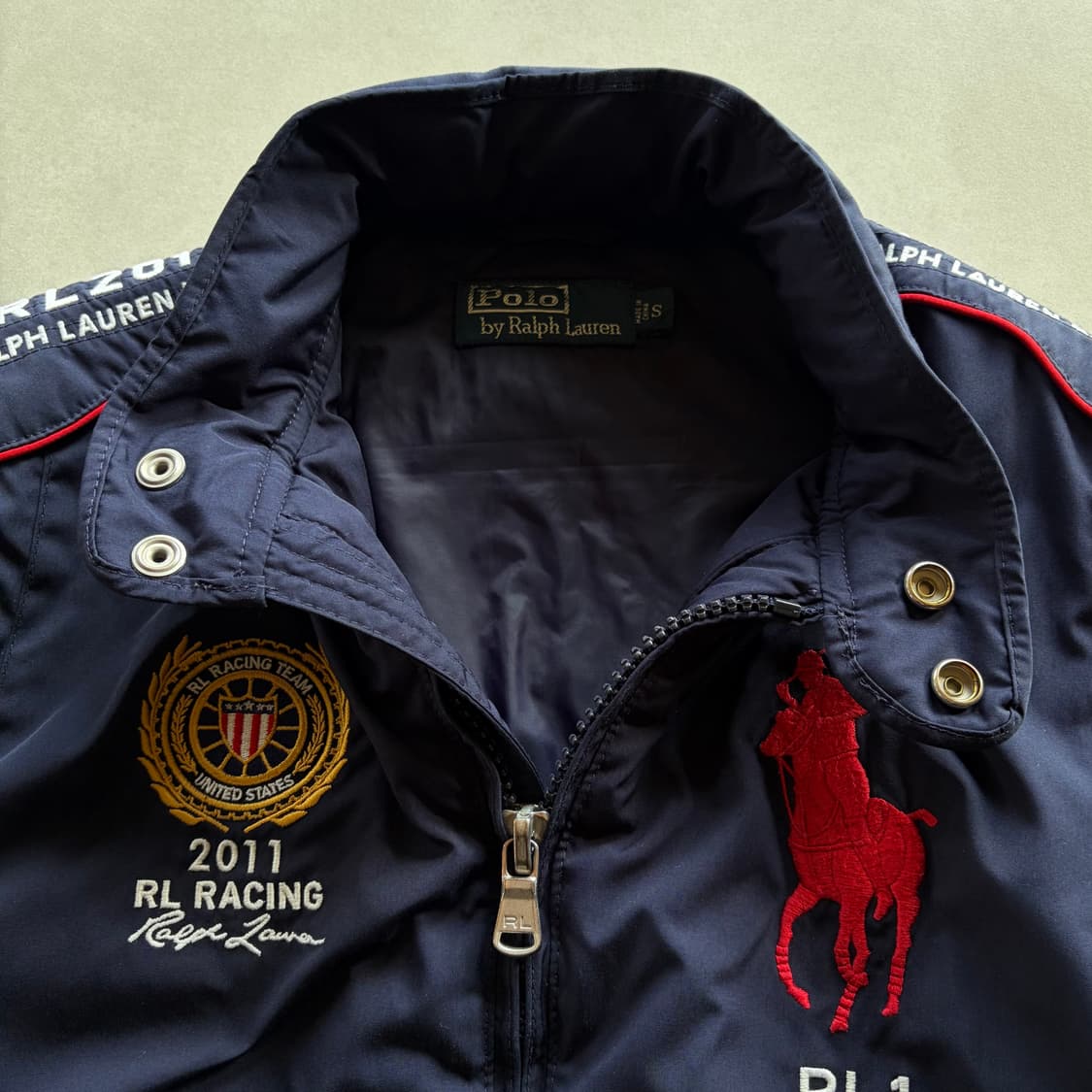 [S]폴로 랄프로렌 레이싱 빅포니 USA 레이싱 자켓 상품이미지7