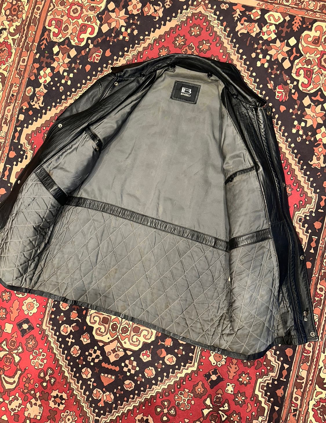 ( XL-2XL ) 가죽코트 가죽하프 가죽카코트 레더자켓 가죽롱코트 상품이미지3