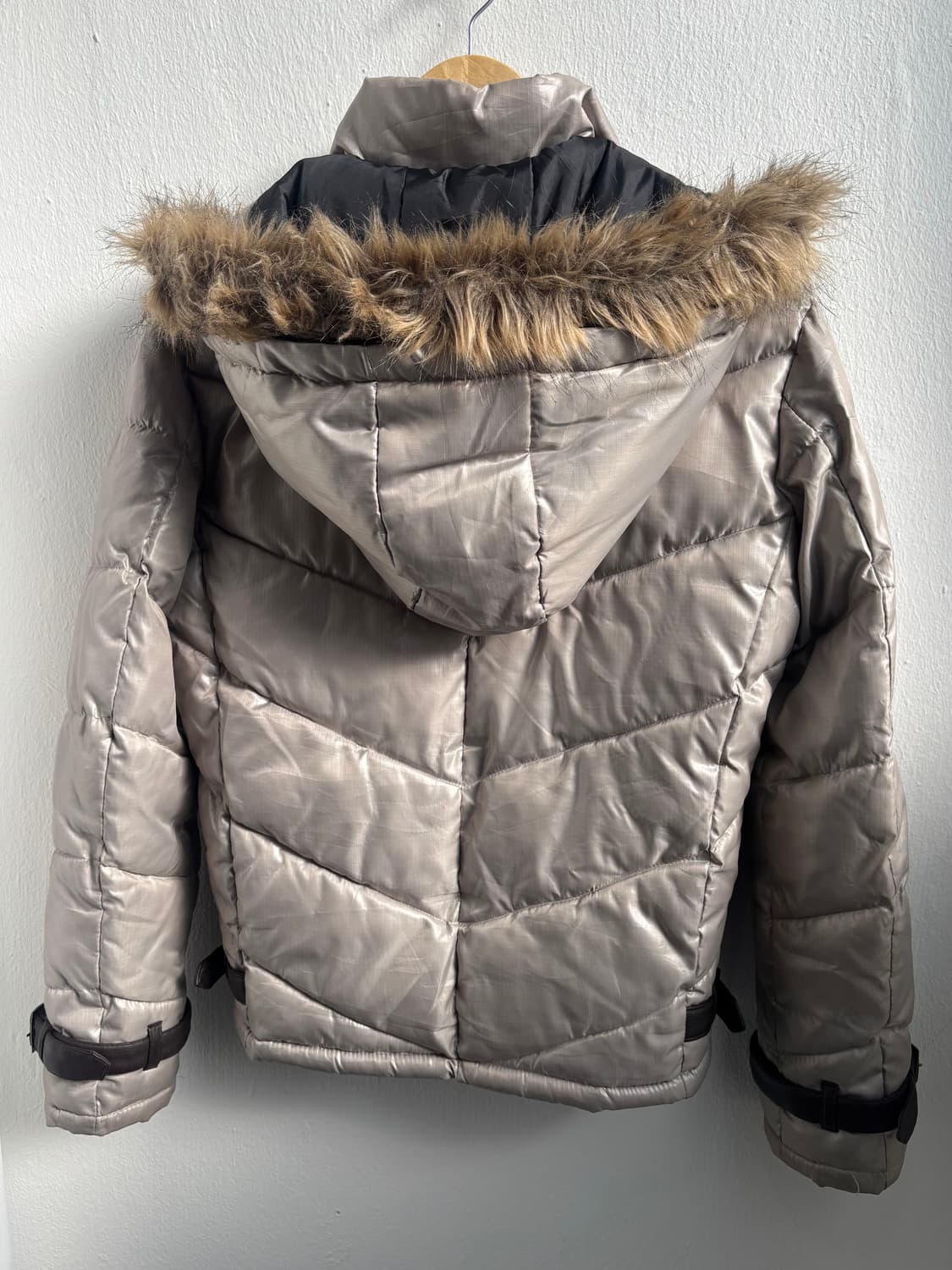 Semantic Design Fur Trim  padded Jacket 상품이미지7