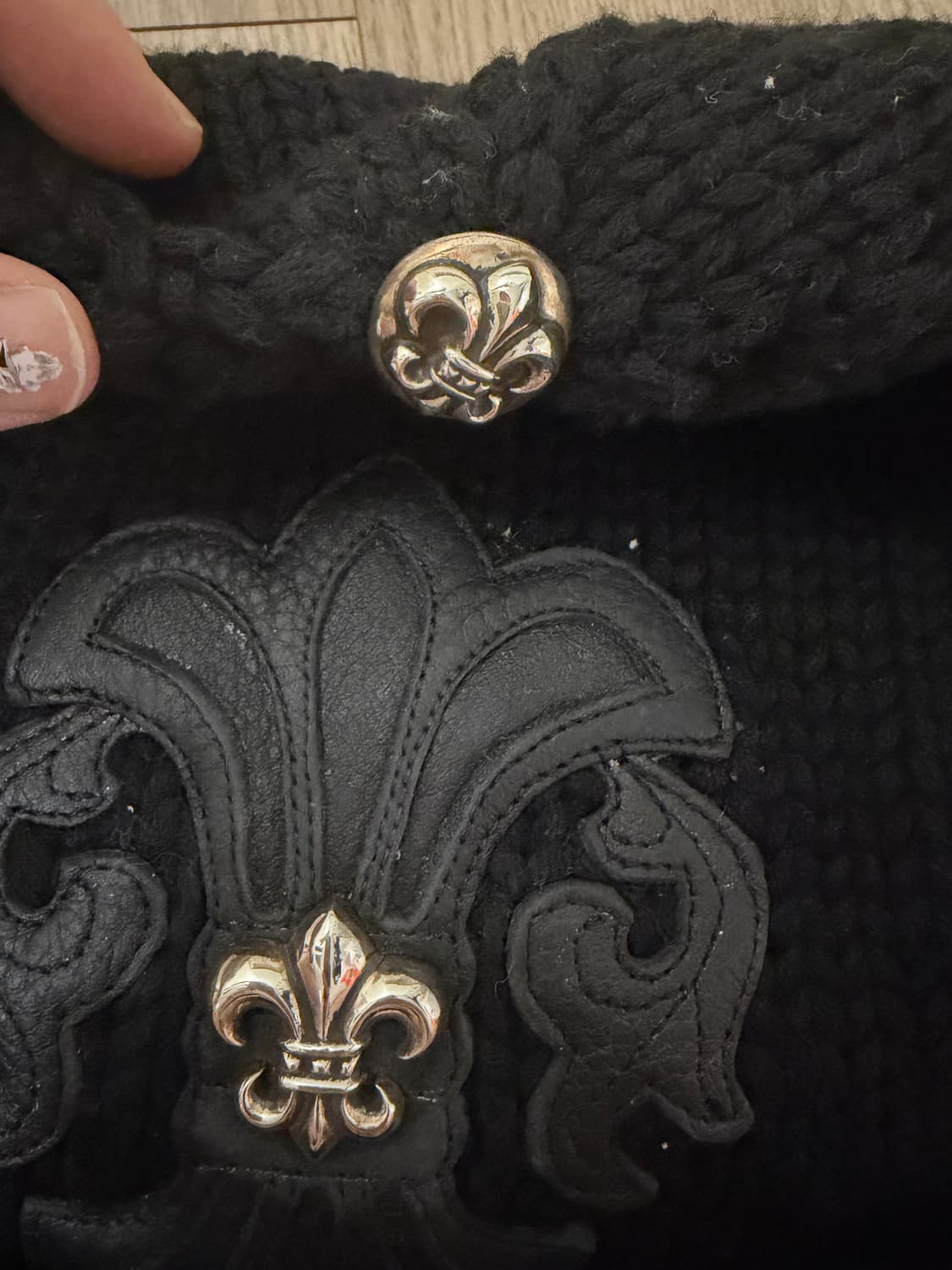 크롬하츠 플레어 참 캐시미어 비니 상품이미지2