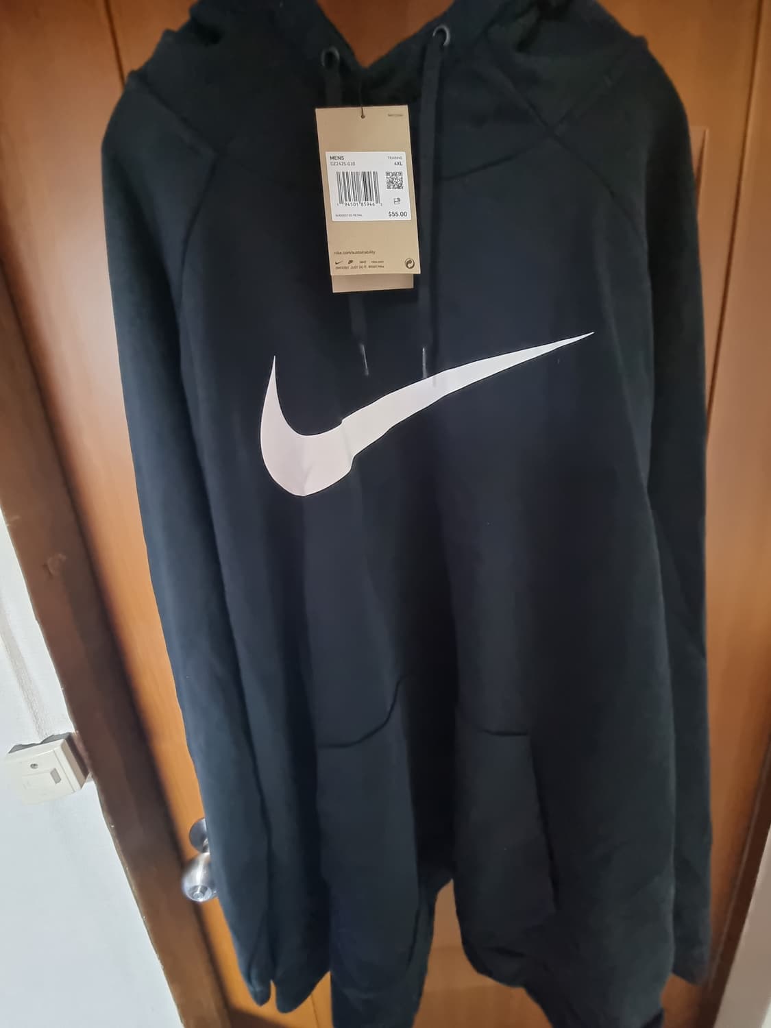 새상품) 빅사이즈 나이키 드라이핏 후드티 CZ2425-010 4XL 새제 상품이미지1