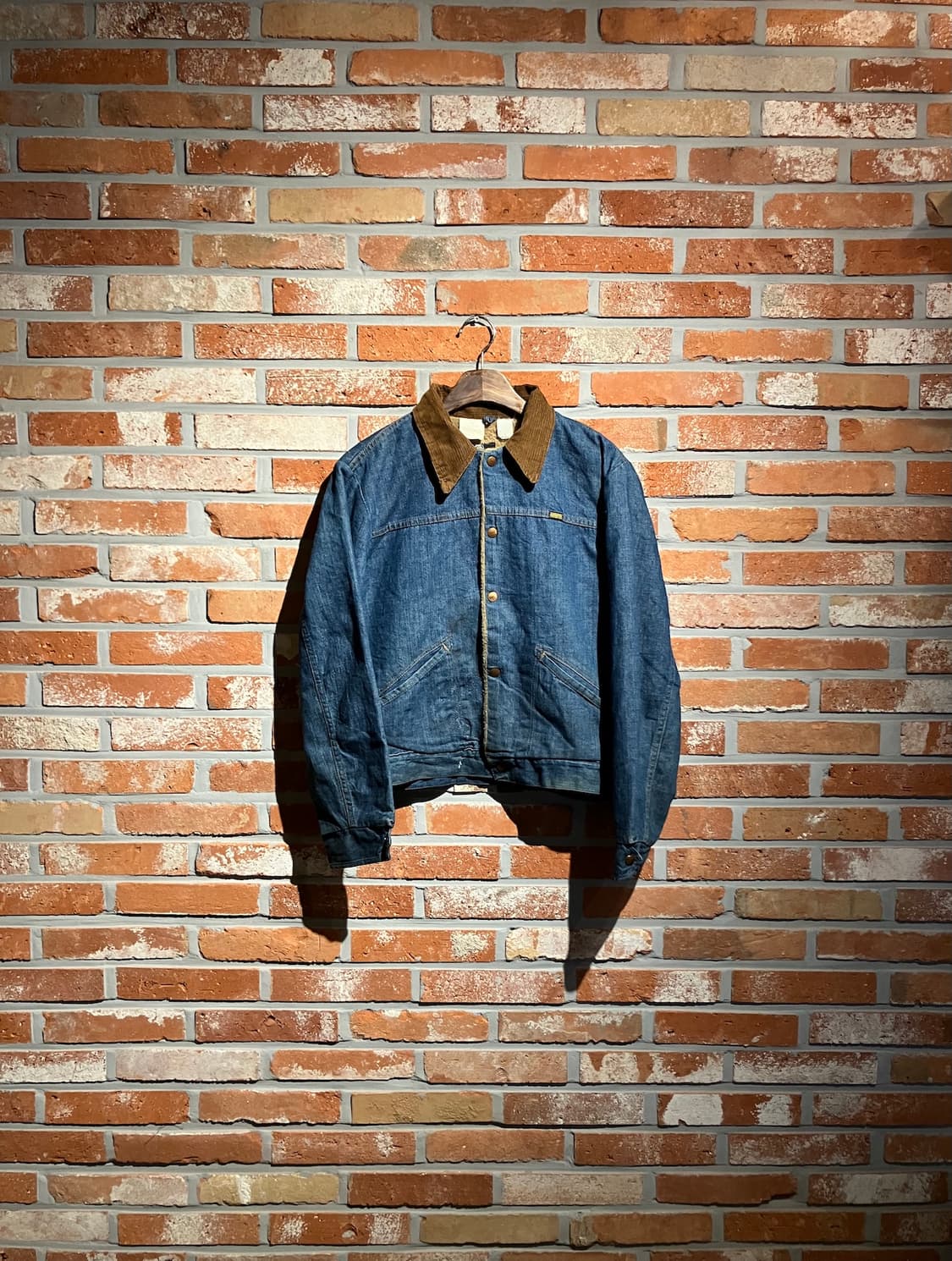70s USA 빈티지 랭글러 매버릭 셰르파 데님 자켓 상품이미지1