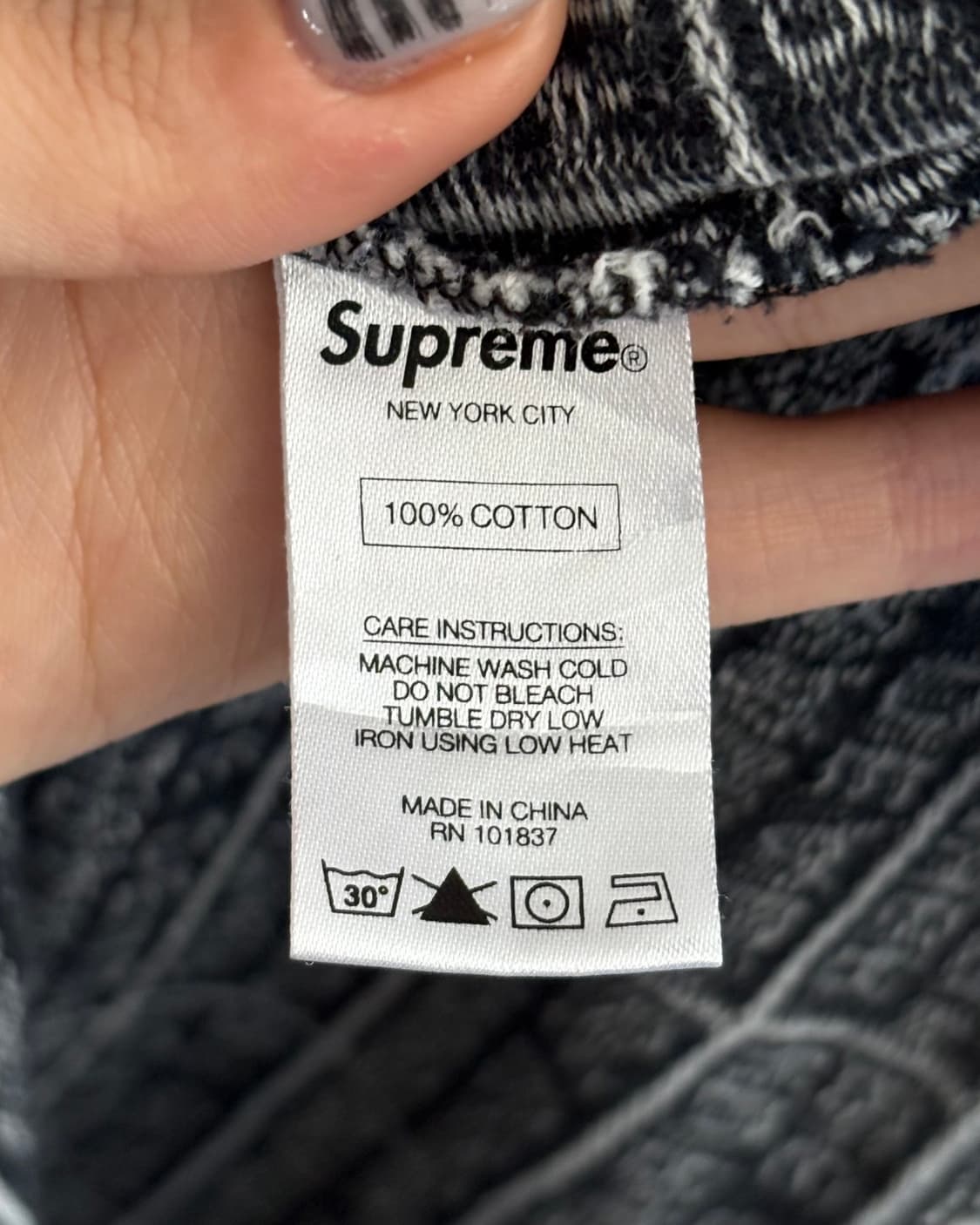 Supreme 슈프림 자카드 포켓 반팔 티셔츠 상품이미지6