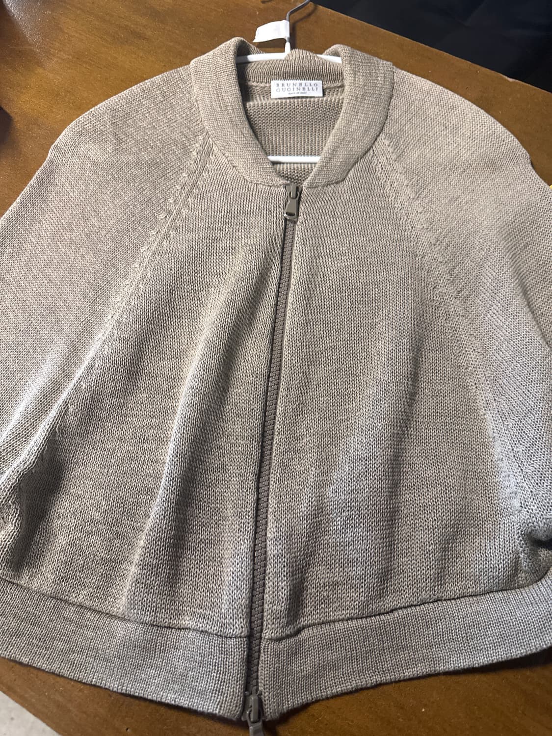 BRUNELLO CUCINELLI Cotton Zip Knit (S) 상품이미지5