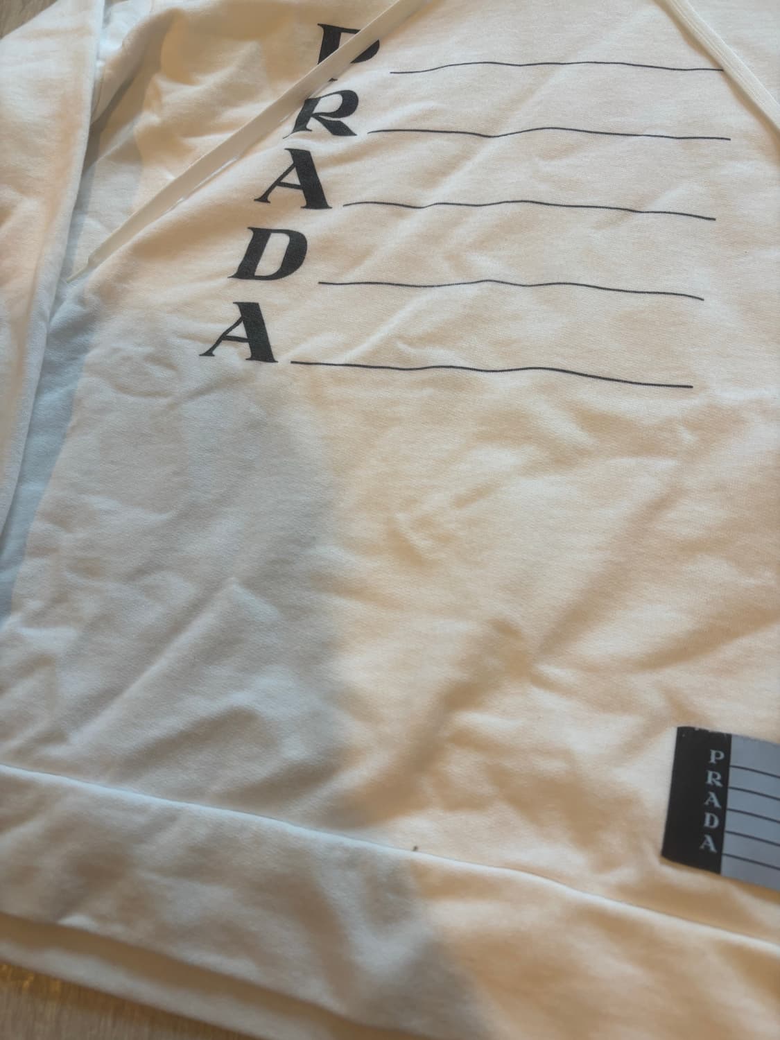 프라다 남성 로고 코튼 후드 티셔츠 상품이미지2