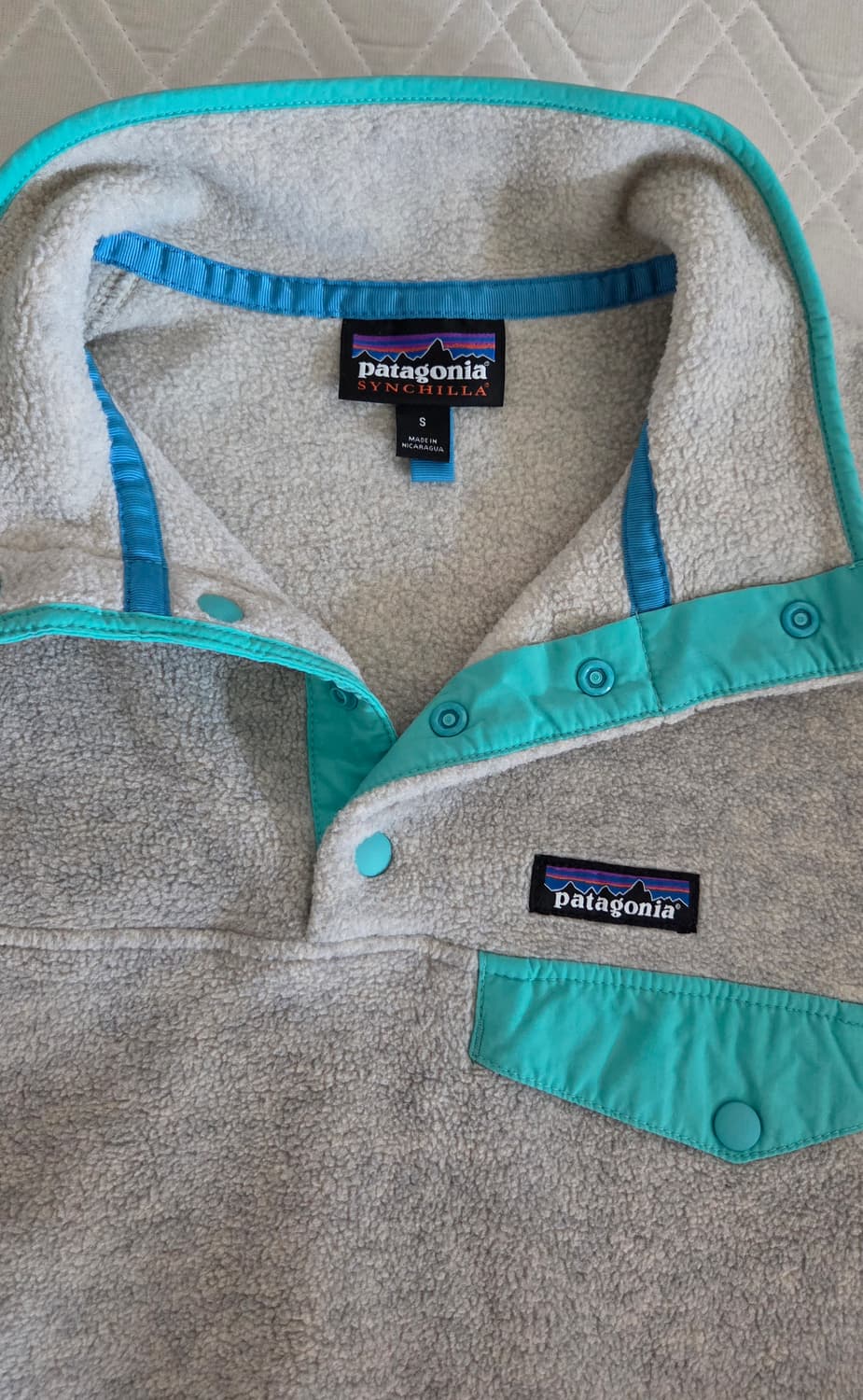 파타고니아 여성 신칠라 스냅티 풀오버 스웨터 오트밀 s 상품이미지4