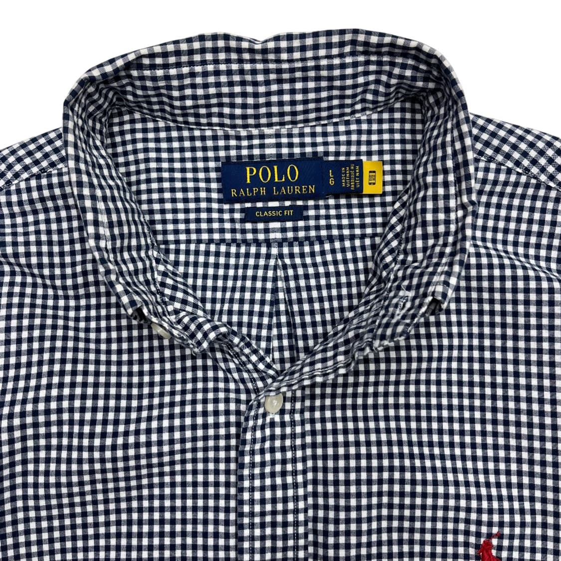 폴로 랄프로렌 레드포니 네이비 체크 셔츠 L 상품이미지5