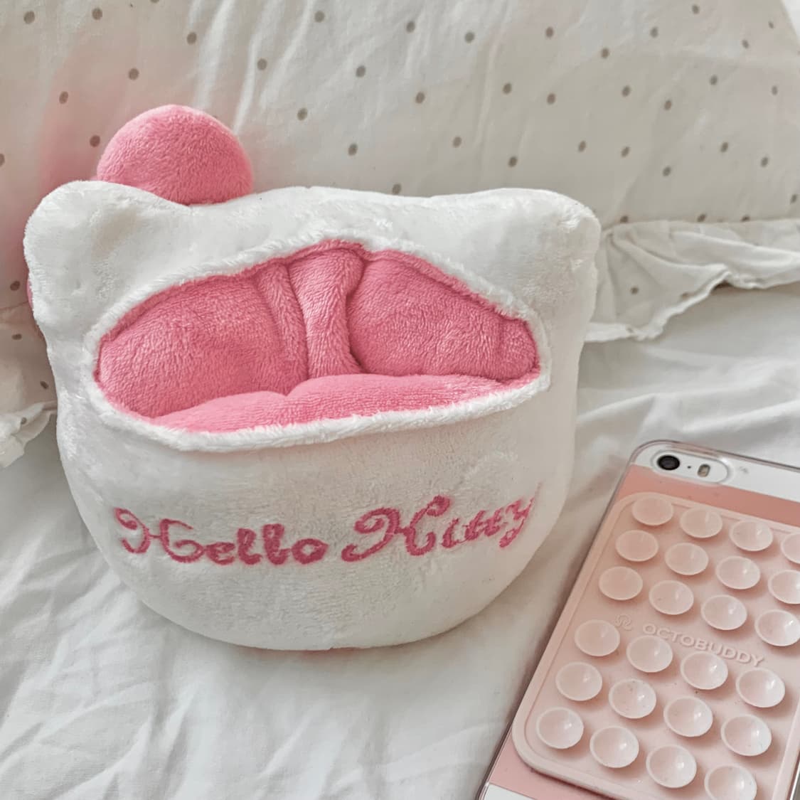 산리오 정품 헬로 키티 고전 핸드폰 거치대 스마트폰 아이폰 핑크 갸루 상품이미지8