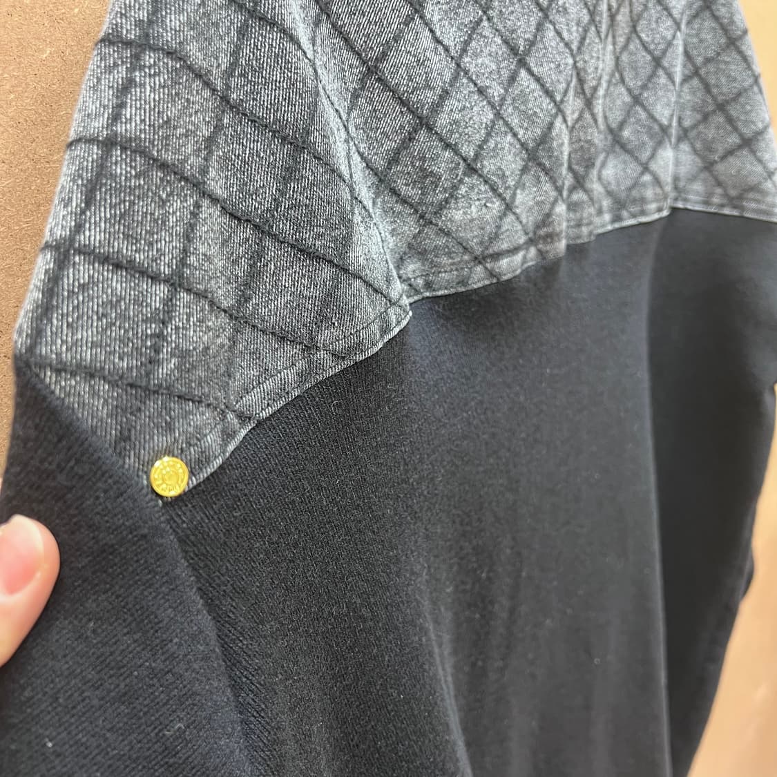 산드로 데님 배색 가디건 자켓 상품이미지9