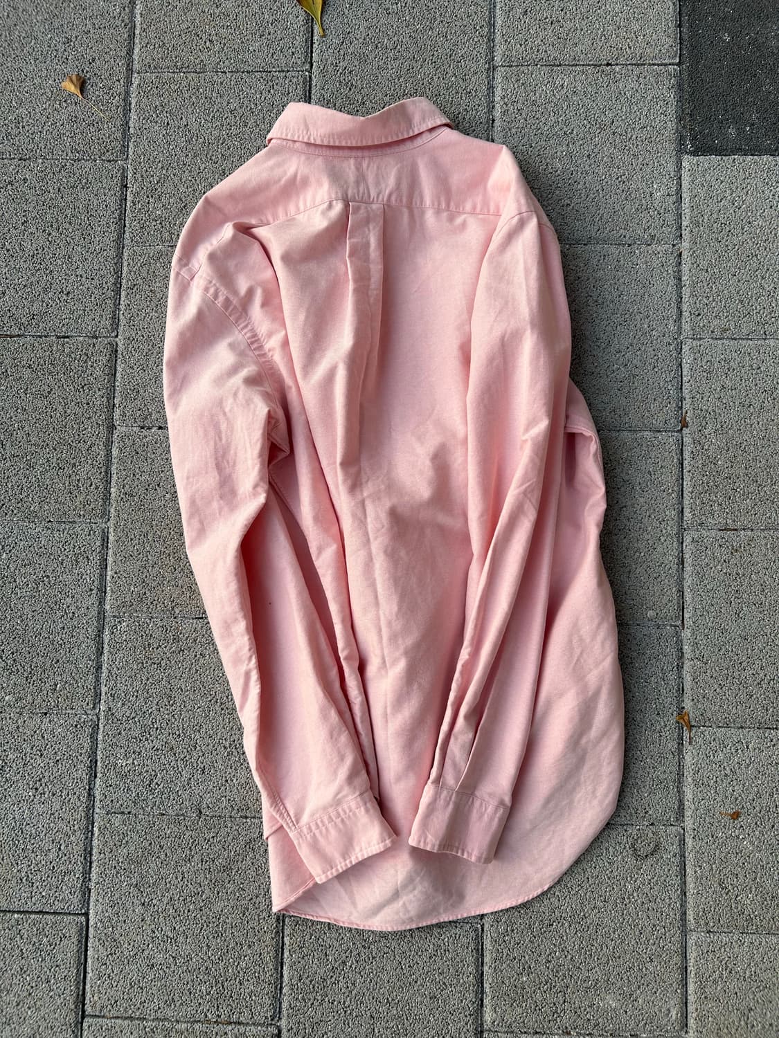 *rare* 2000s polo 폴로 딸기우유 핑크 오버핏 셔츠 상품이미지2