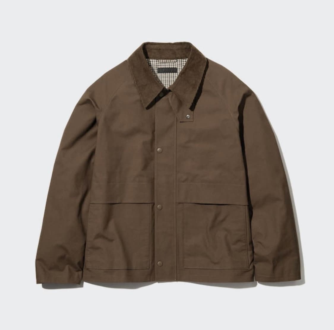 유니클로 유틸리티 쇼트 블루종 자켓 브라운 상품이미지1