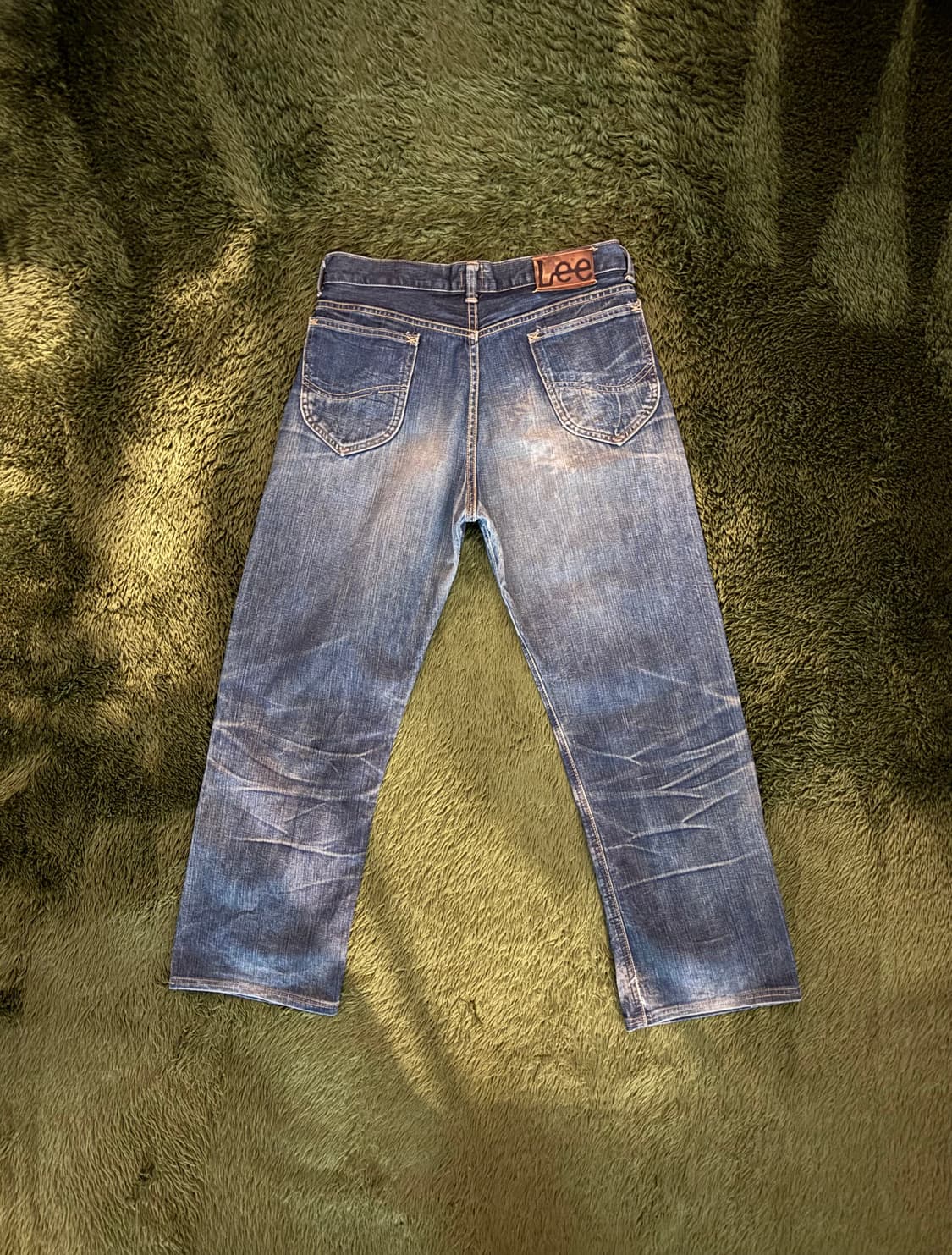 [32X33] 00s Lee 리 재패니즈 사시코 커스텀 데님 팬츠 상품이미지7