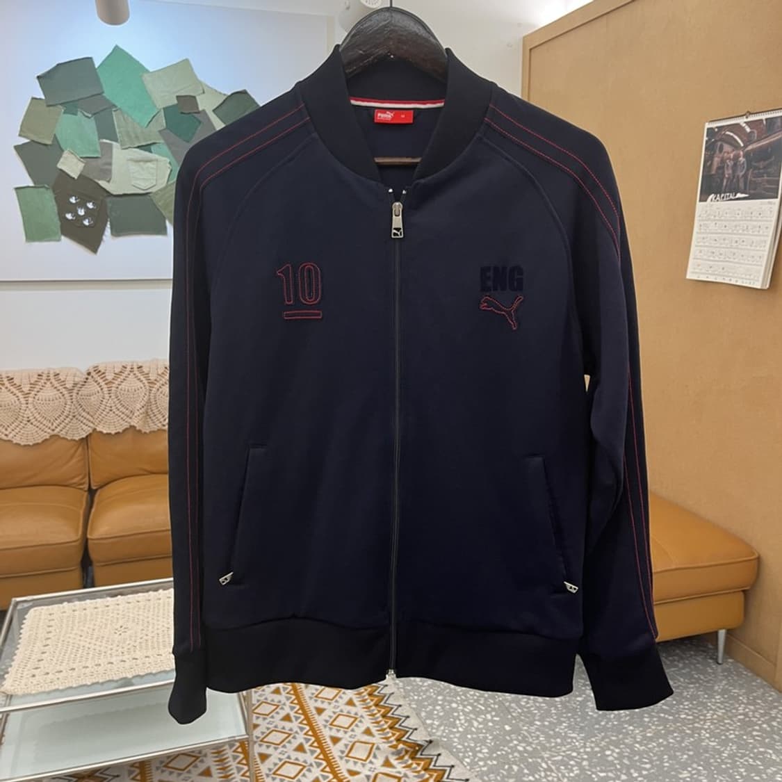 푸마 블록코어 올드스쿨 잉글랜드 국대 져지 집업 M C10693 상품이미지3