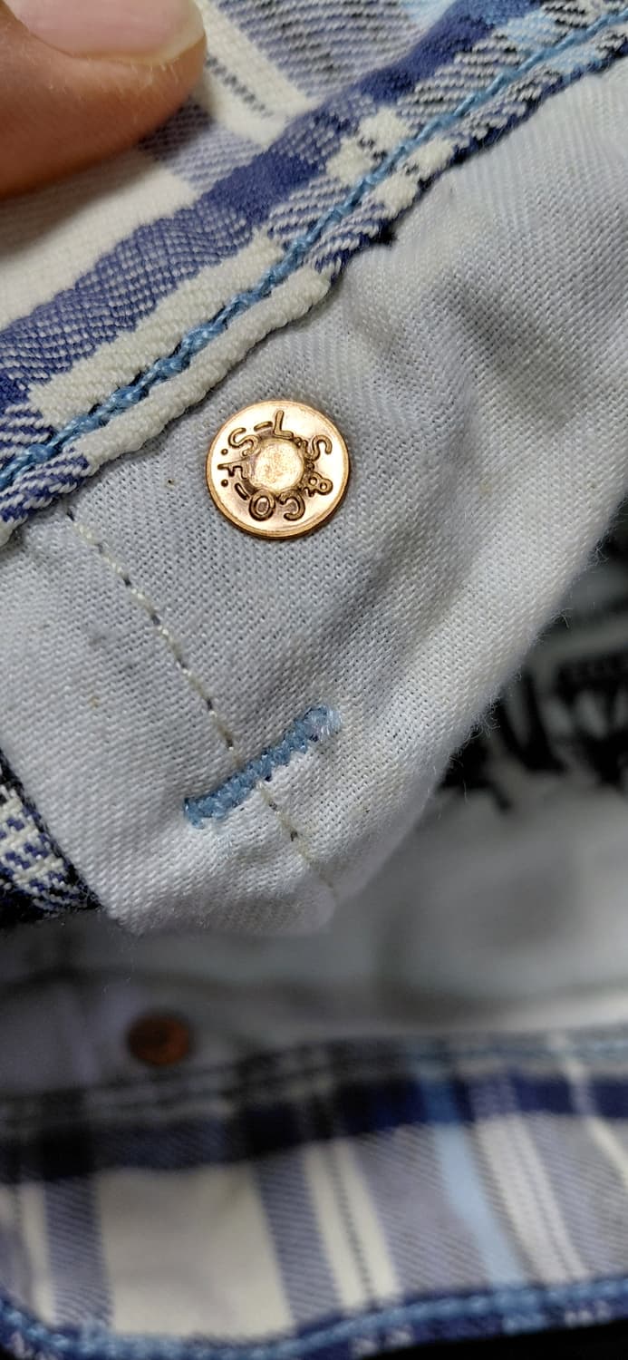 [W36] 리바이스 502 테이퍼드 체크 쇼츠 정품 상품이미지6