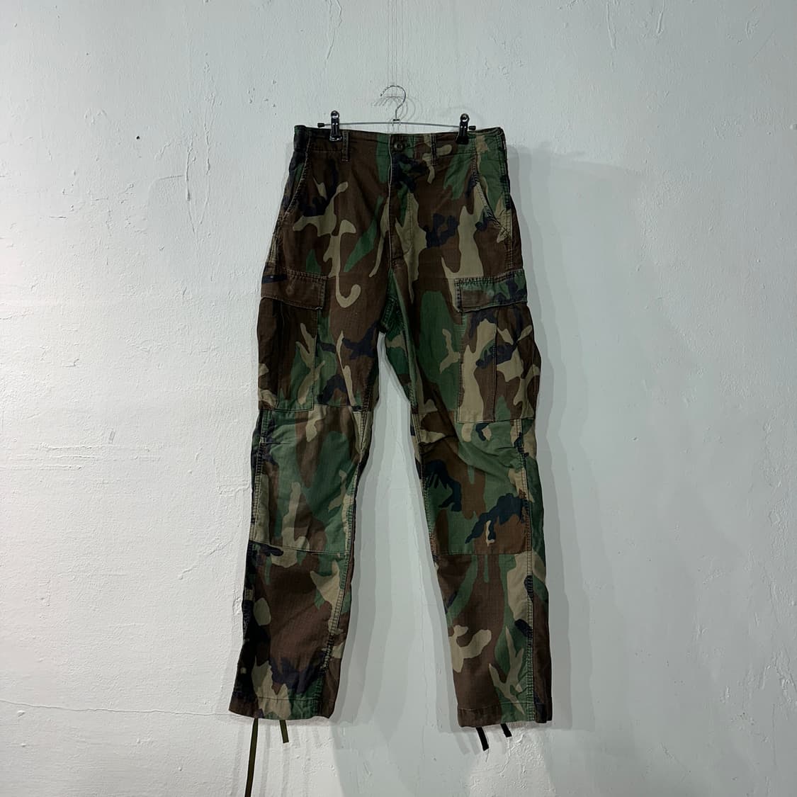 미군 우드랜드 카모 카고팬츠 S 상품이미지1