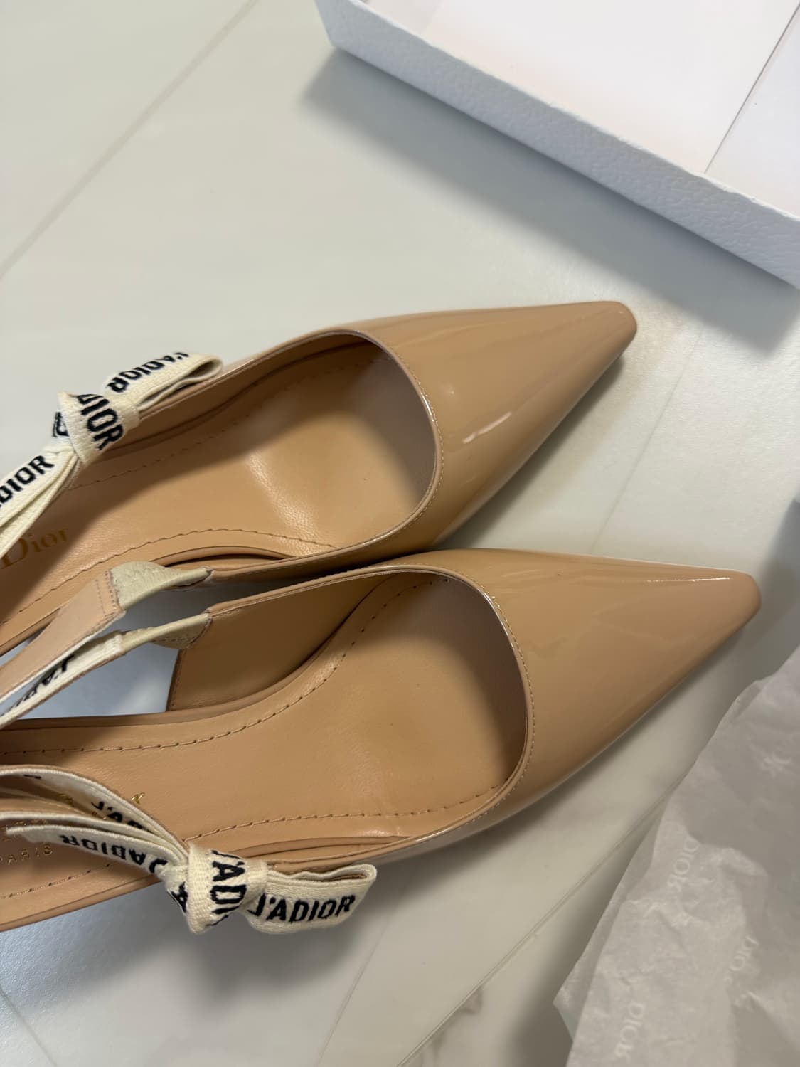 디올 자디올 슬링백 펌프스 베이지 37.5 상품이미지2