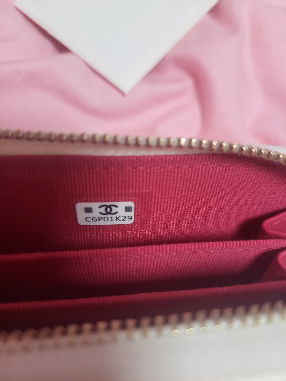 정품)급처미사용새상품!샤넬 하트 지갑 지퍼돌이 카드지갑 상품이미지2